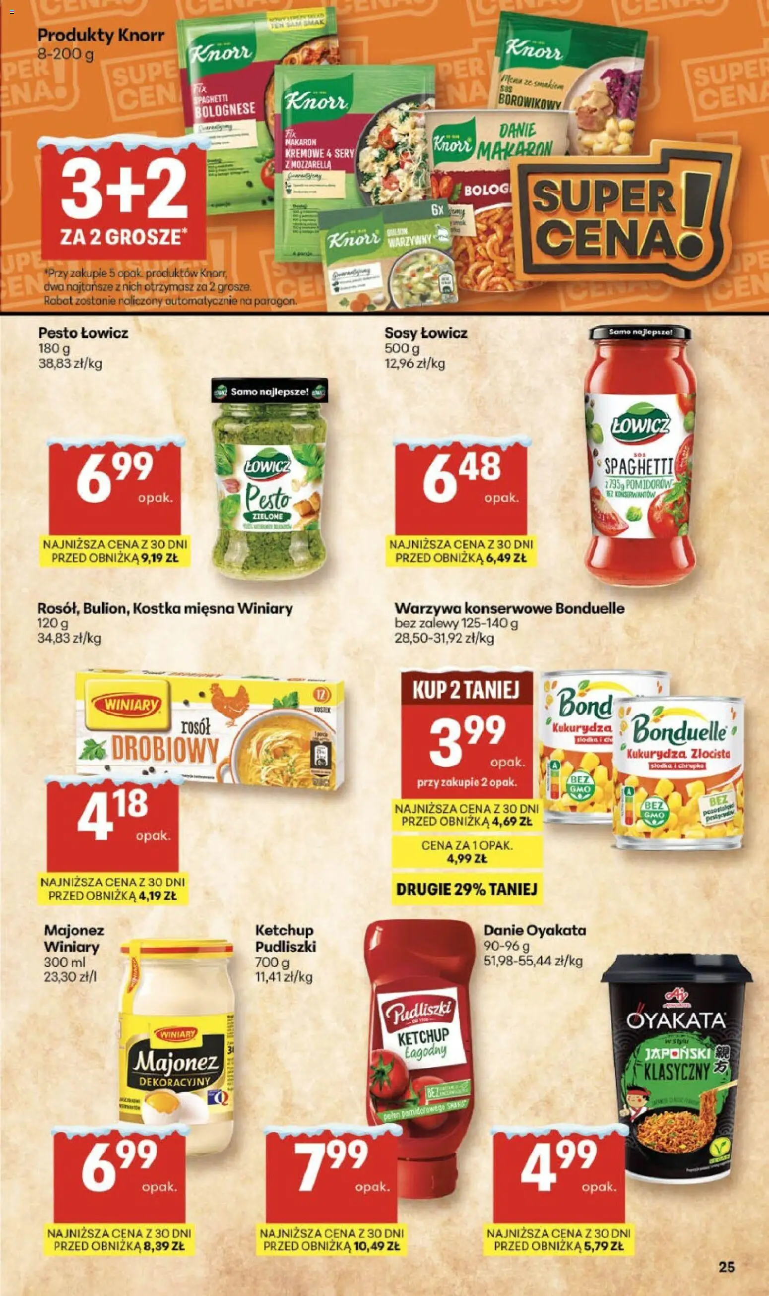 Delikatesy Centrum Gazetka - Sklepy Własne od 22.01.2026 | Strona: 25 | Produkty: Pesto, Sery, Mozzarella, Warzywa