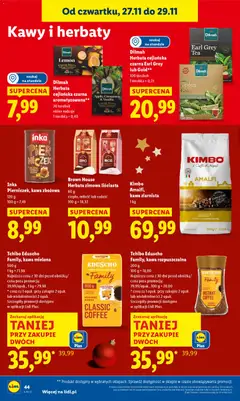 Pogląd oferty "Tchibo Eduscho Family, kawa mielona, 500 g" - ważna od 27.11.2025 | Strona: 44