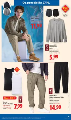 esmara MEN Termo majica, Termo majica, Komad, S toplom pahuljastom unutarnjom stranom, Veličine: 48-70 (M-4XL)* - Pregled kataloga iz trgovine Lidl, vrijedi od 27.10.2025 | Stranica: 31