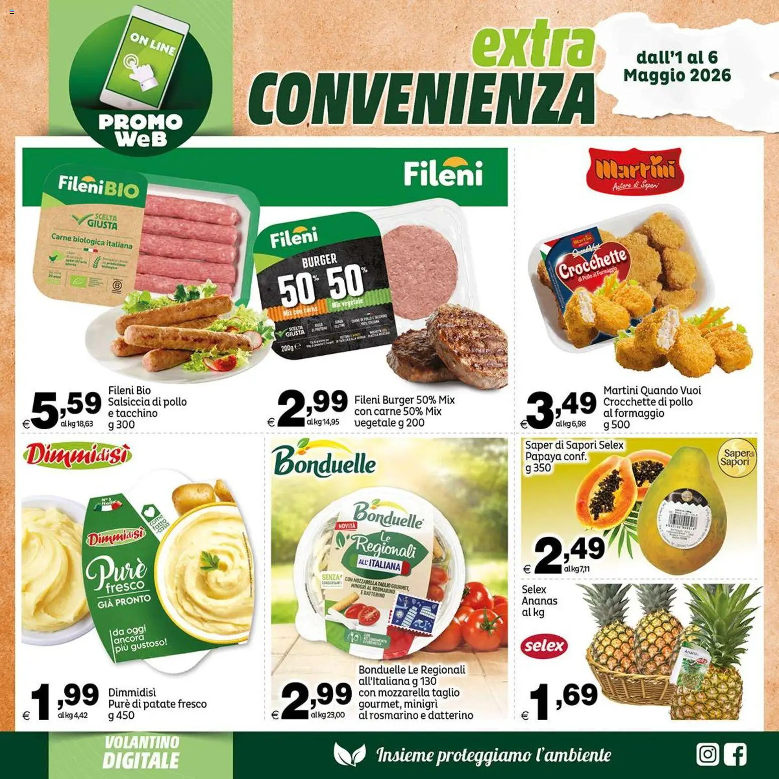 Volantino Elite Supermercati del 01.05.2026 | Pagina: 7 | Prodotti: Rosmarino, Pollo, Tacchino, Crocchette