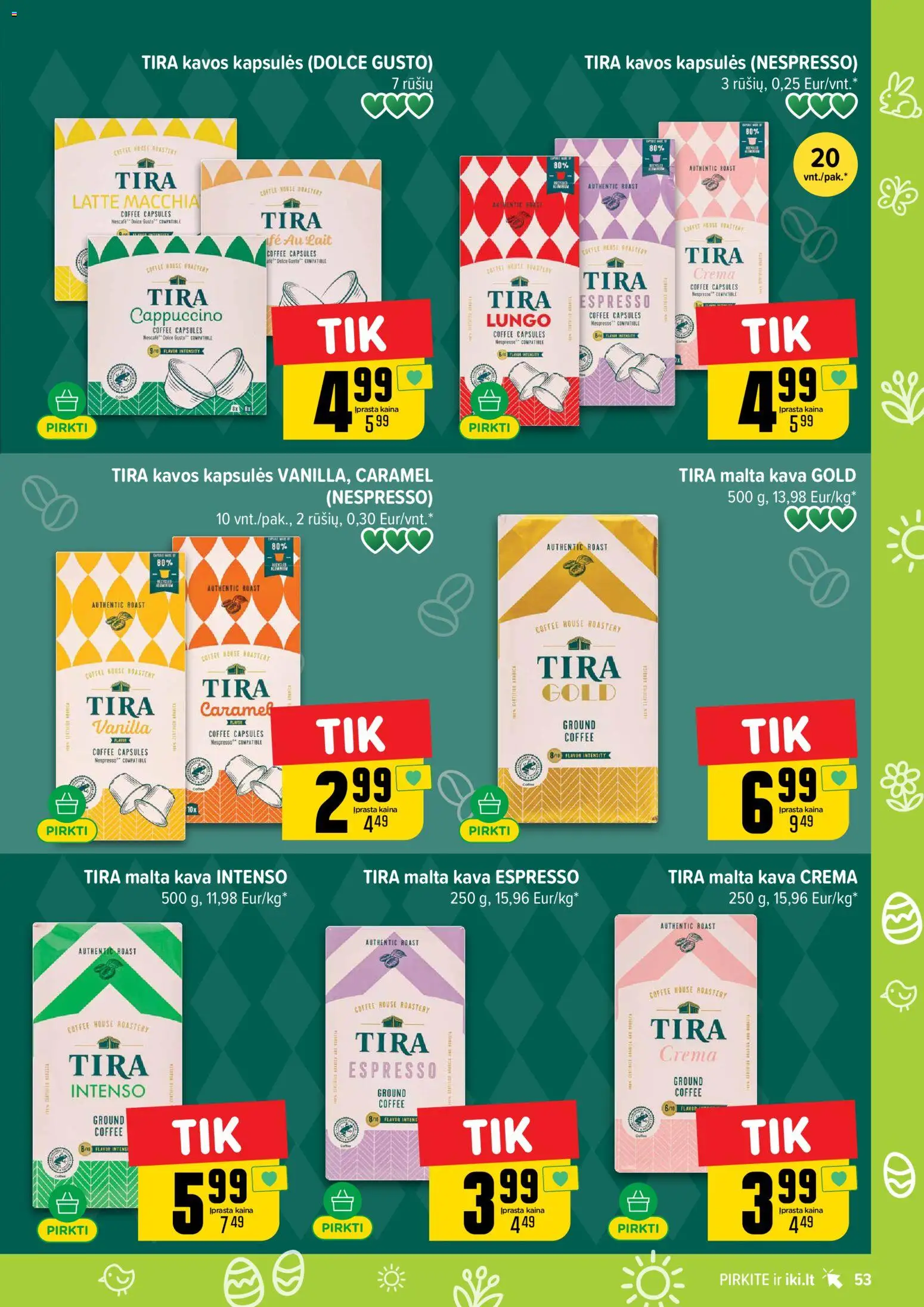 IKI akcijos nuo 16.03.2026 | Puslapis: 53 | Prekių: Kava
