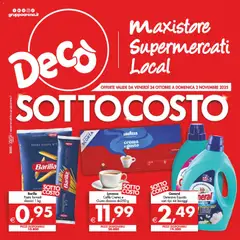 Anteprima del volantino Decò Maxistore, Supermercati, Local - Sicilia catalogo valido a partire dal 24.10.2025