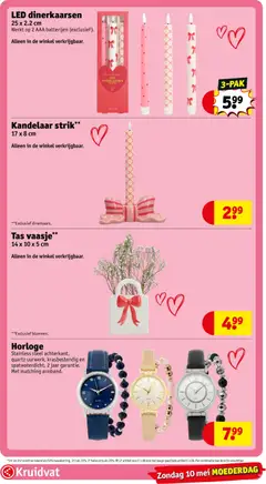 Kruidvat folder week 16 - Voorbeeld van een folder van Kruidvat, geldig van 14.04.2026 | Pagina: 24 | Producten: Tas, Kan, Horloge, Batterijen