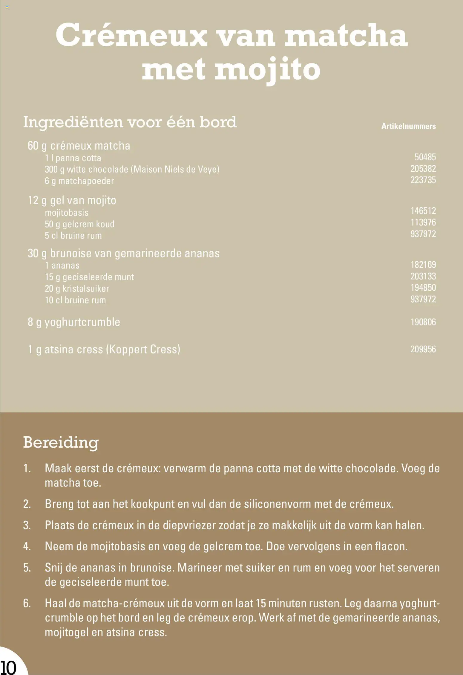 {H1} | Pagina: 10 | Producten: Munt, Kan, Yoghurt, Chocolade