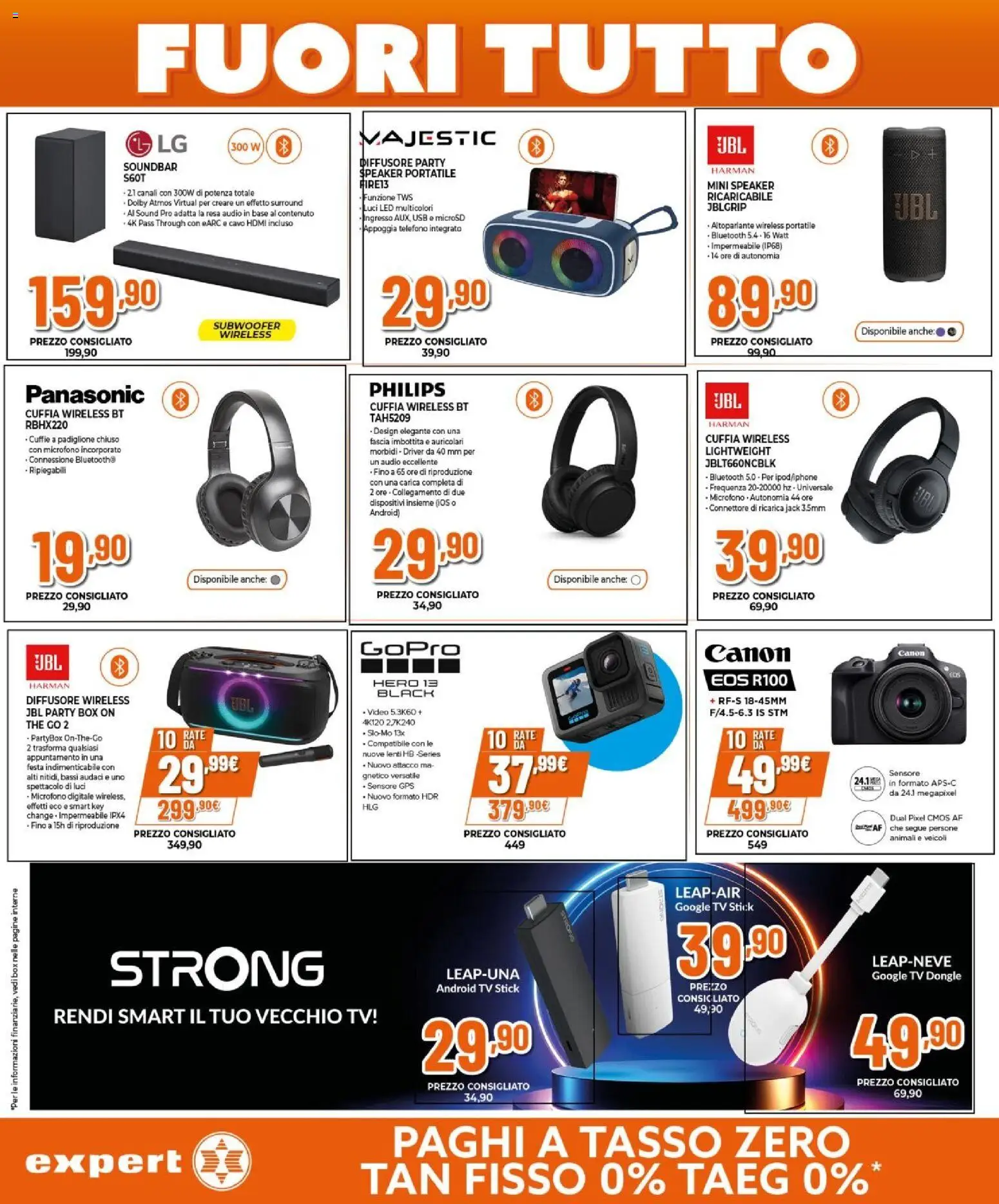 Volantino Expert del 15.01.2026 | Pagina: 13 | Prodotti: Altoparlante, The, Telefono, Video