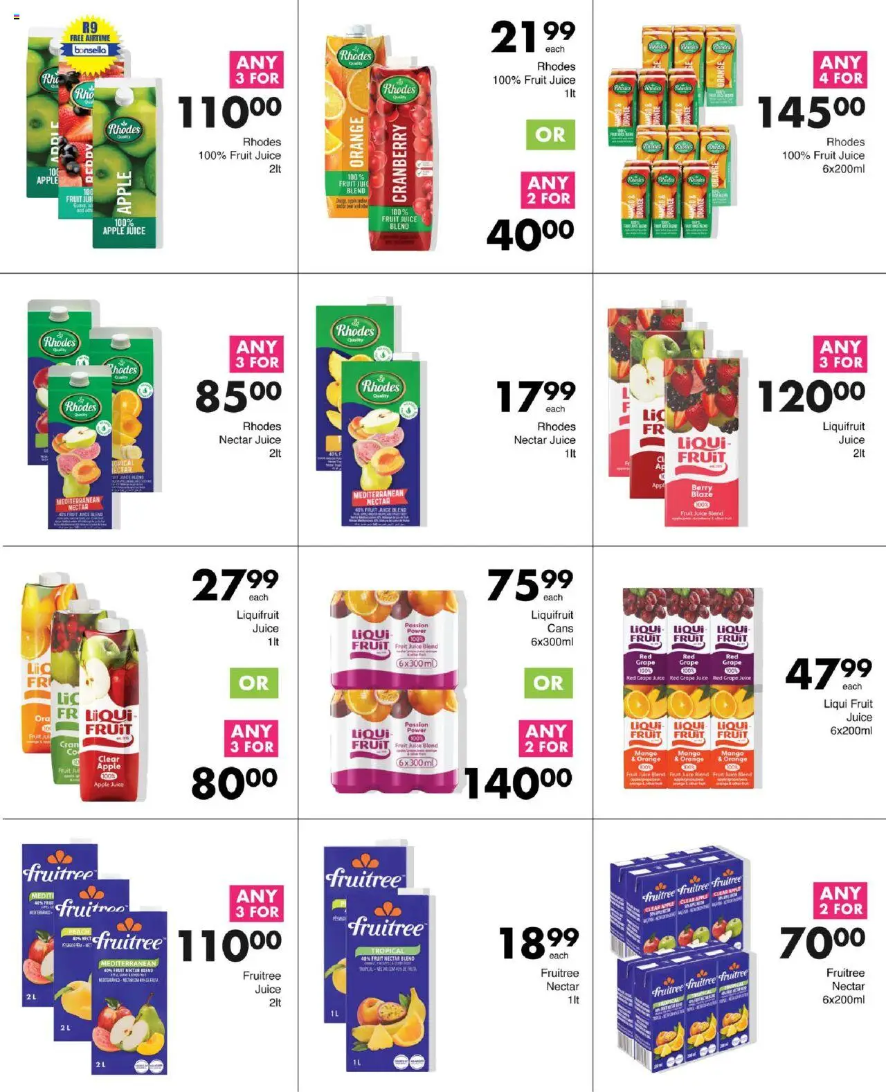 New Save catalogue – valid from 11.09.2025 | Page: 44 | Products: Box, Juice, Mango, Peach