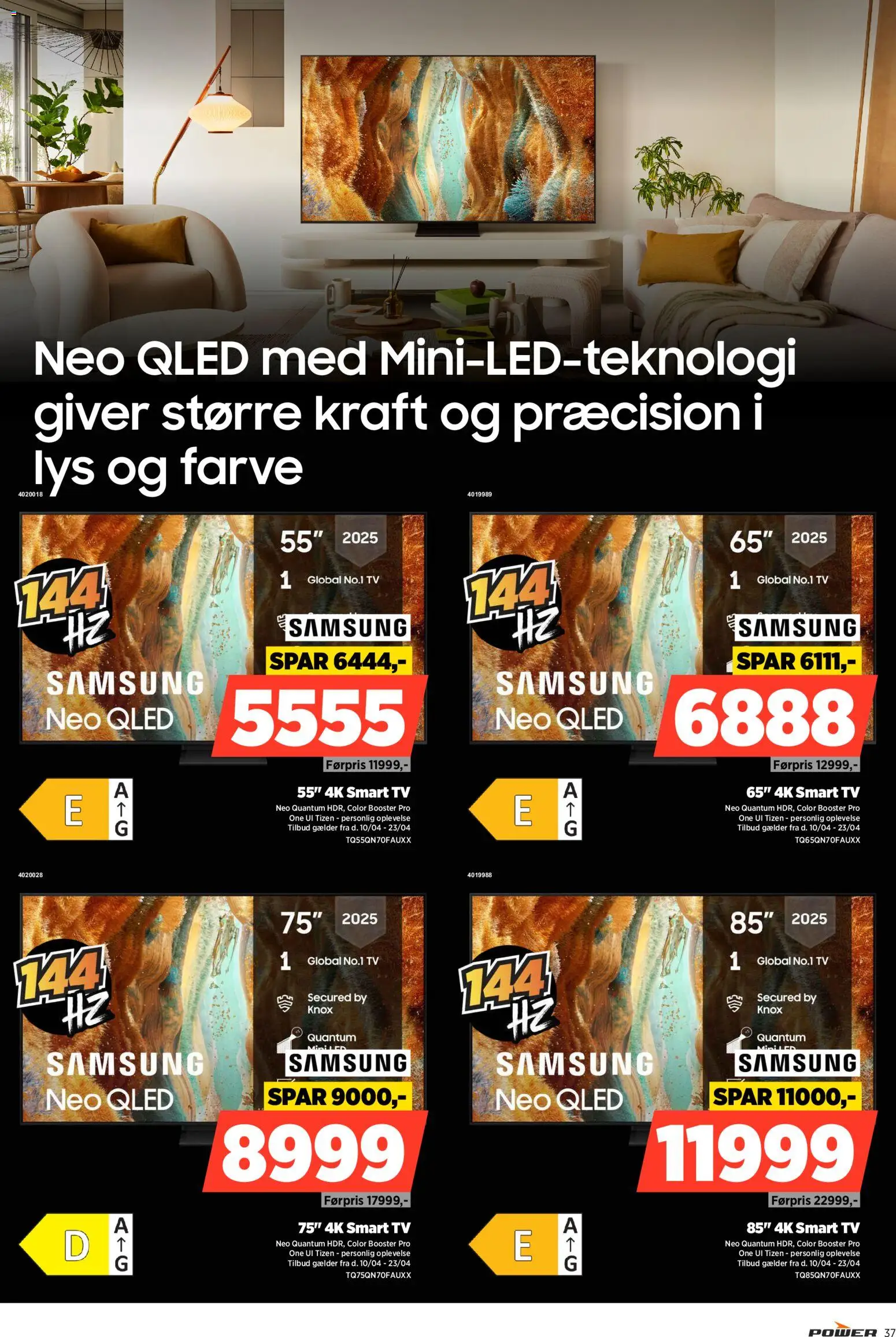 Power tilbudsavis – gyldig fra 17.04.2026 | Side: 37 | Produkter: Smart TV, TV