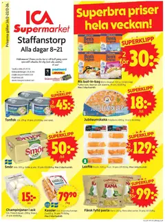 ICA Supermarket - Staffanstorp - Förhandsvisning av reklamblad från butik ICA Supermarket aktuell från 16.02.2026