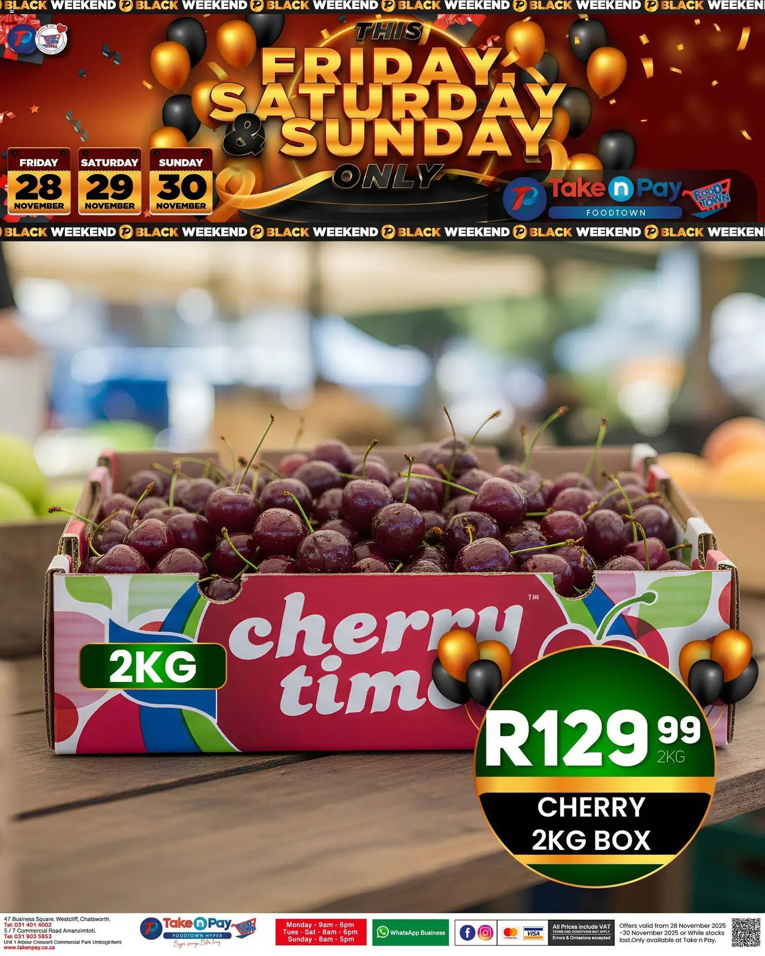New Take n Pay catalogue – valid from 28.11.2025 | Page: 1 | Products: Box