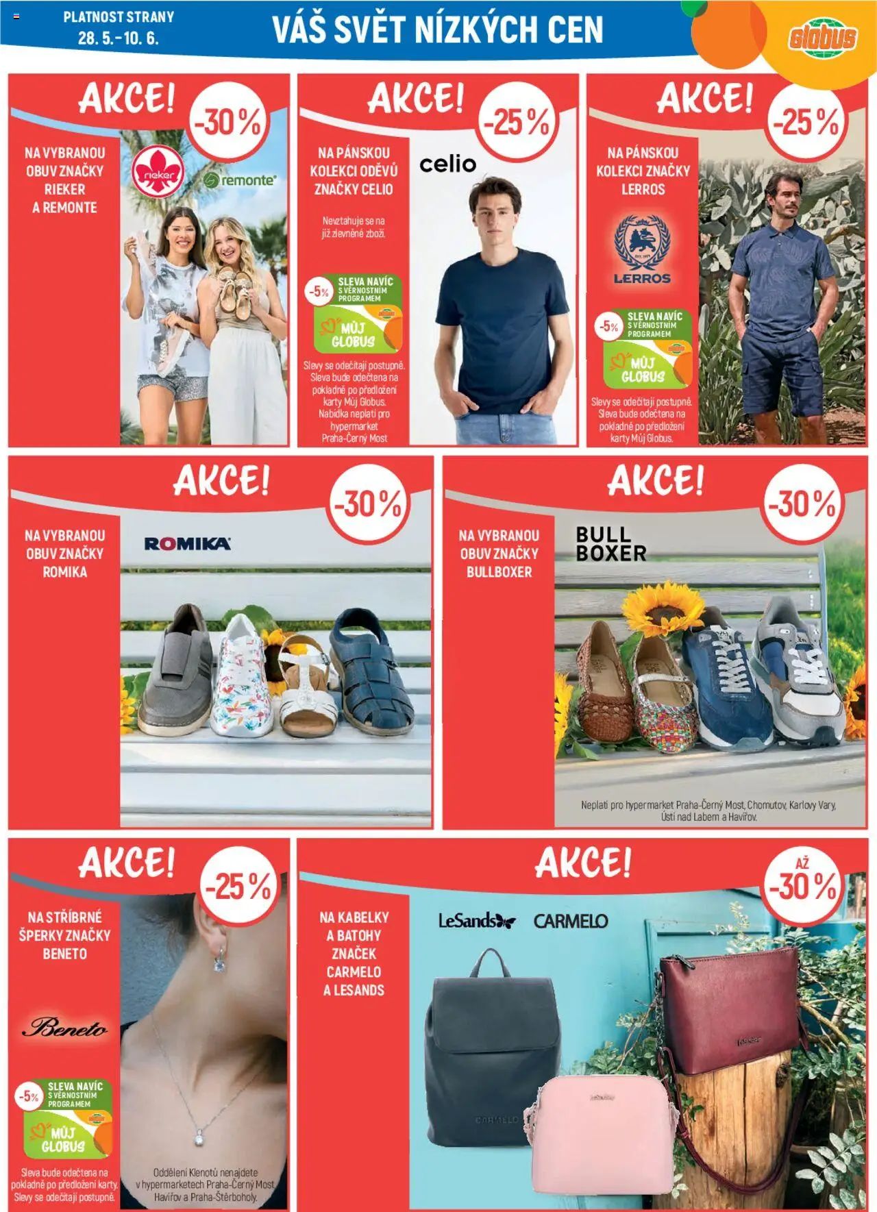 Globus leták od 28.05.2025 | Strana: 41 | Produkty: Batohy, Šperky, Mošt, Obuv