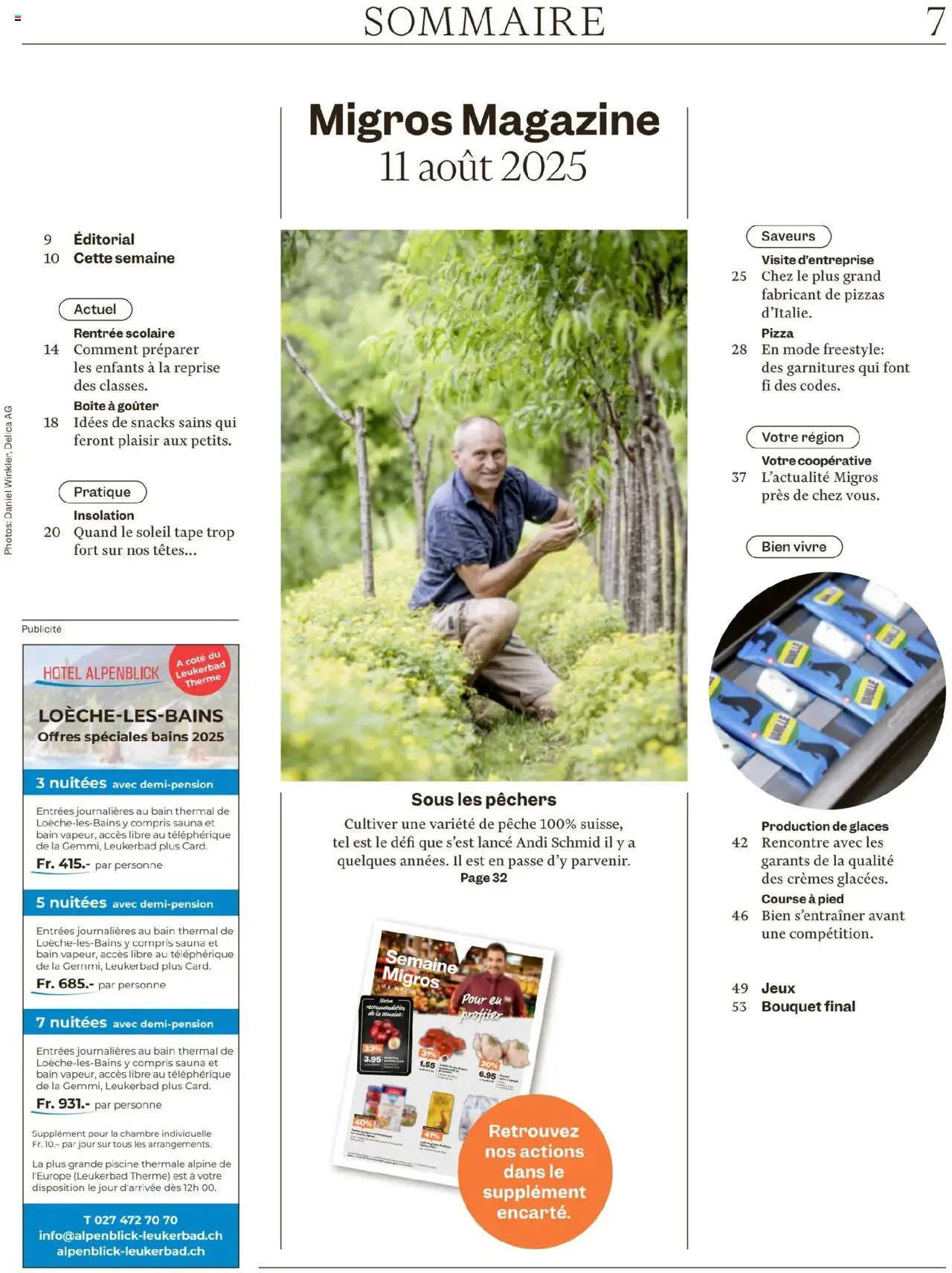 Migros - Magazin FR ab 12.08.2025 | Seite: 7 | Produkte: Pizza