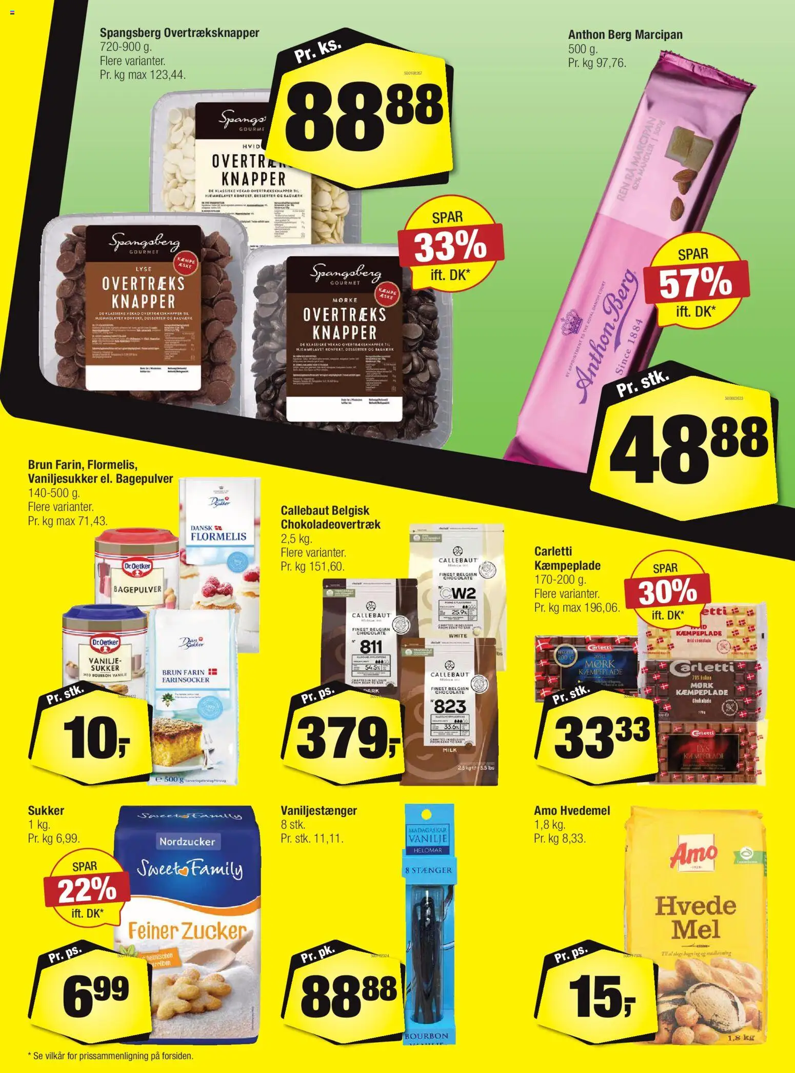 Calle tilbudsavis – gyldig fra 08.04.2026 | Side: 9 | Produkter: Chokolade, Brun farin, Mandler, Sukker