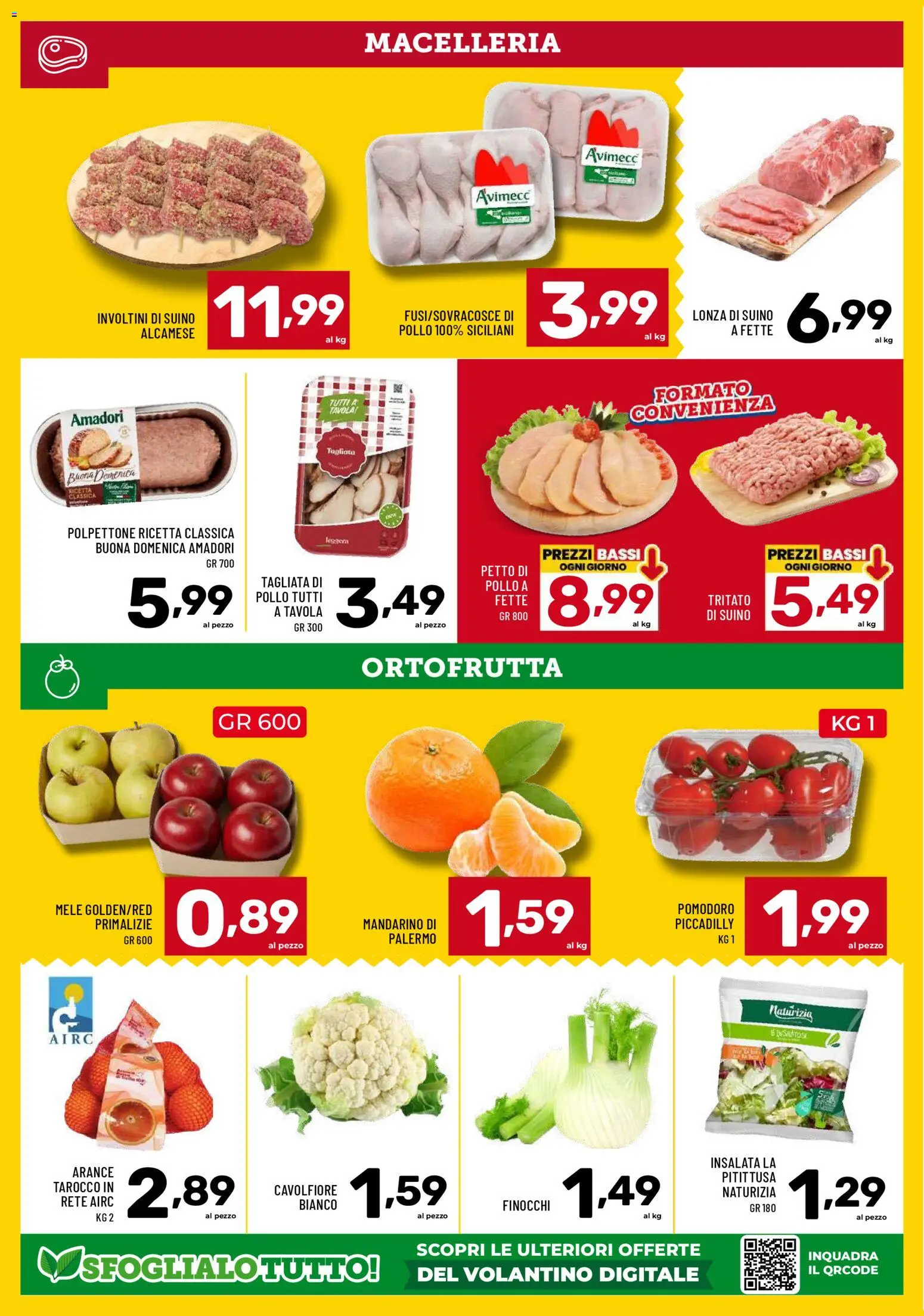 Volantino Il Centesimo del 03.02.2026 | Pagina: 4 | Prodotti: Mele, Arance, Insalata, Finocchi