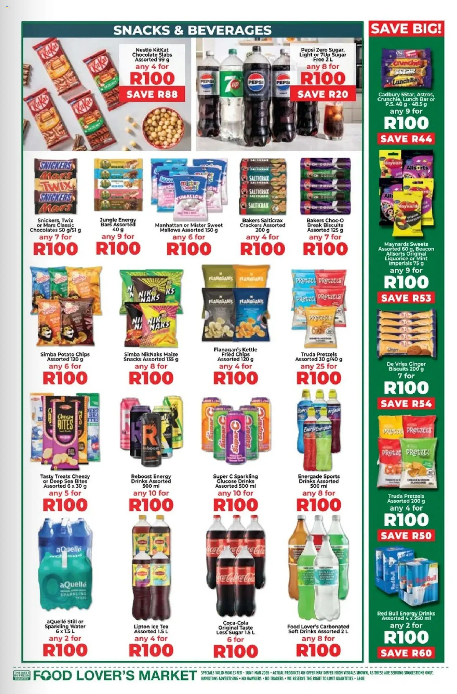 New Food Lover's Market catalogue – valid from 23.02.2026 | Page: 11 | Products: Kettle, Chips, Water, Sugar