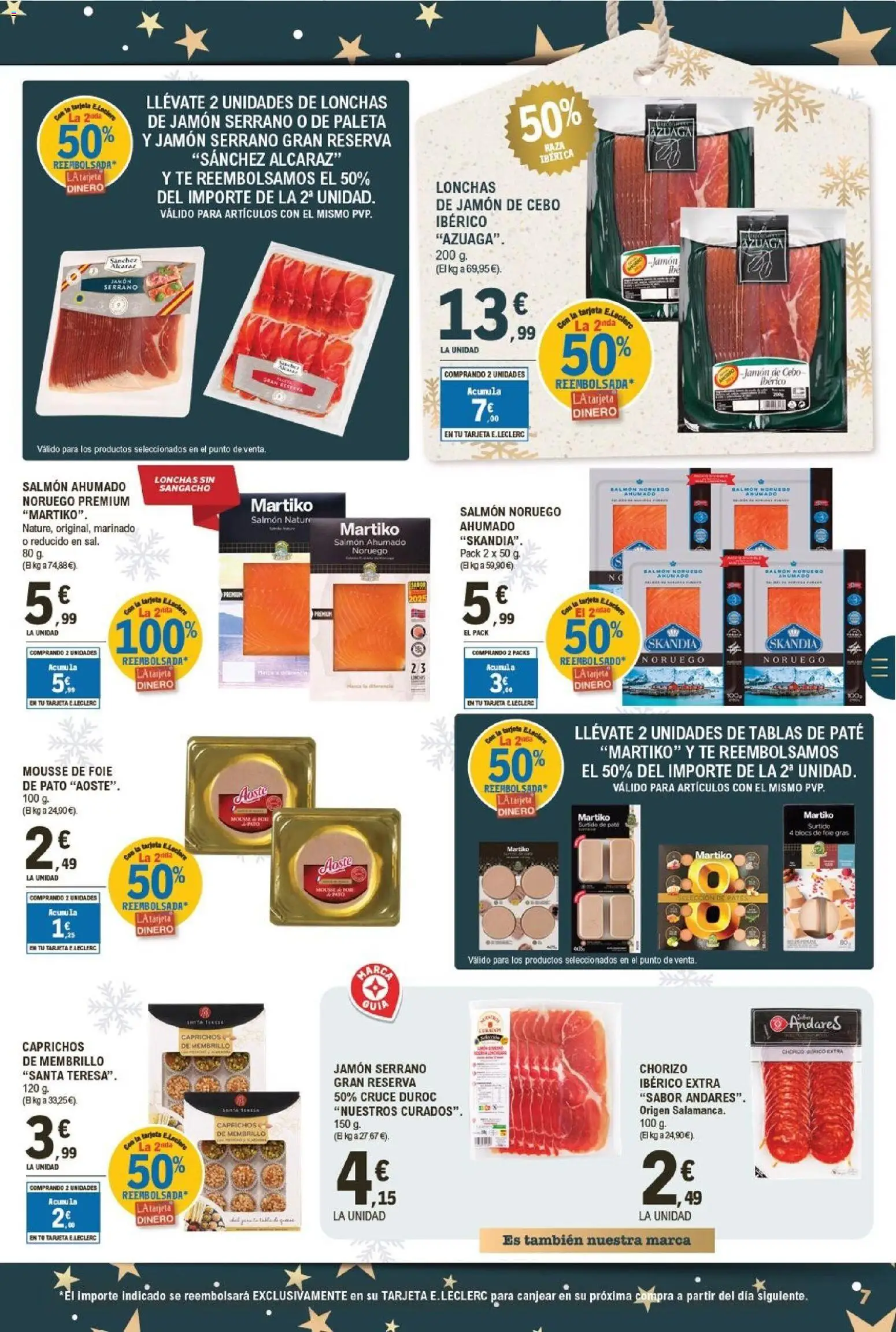 E.Leclerc folleto │ válido desde el 26.12.2025 | Página: 7 | Productos: Mousse, Jamón, Paté, Té