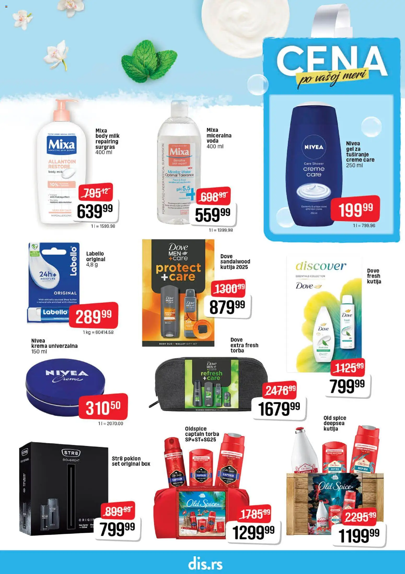 Super DIS katalog - važi od 20.11.2025 | Strana: 17 | Proizvode: Nivea, Voda, Krema, Dove