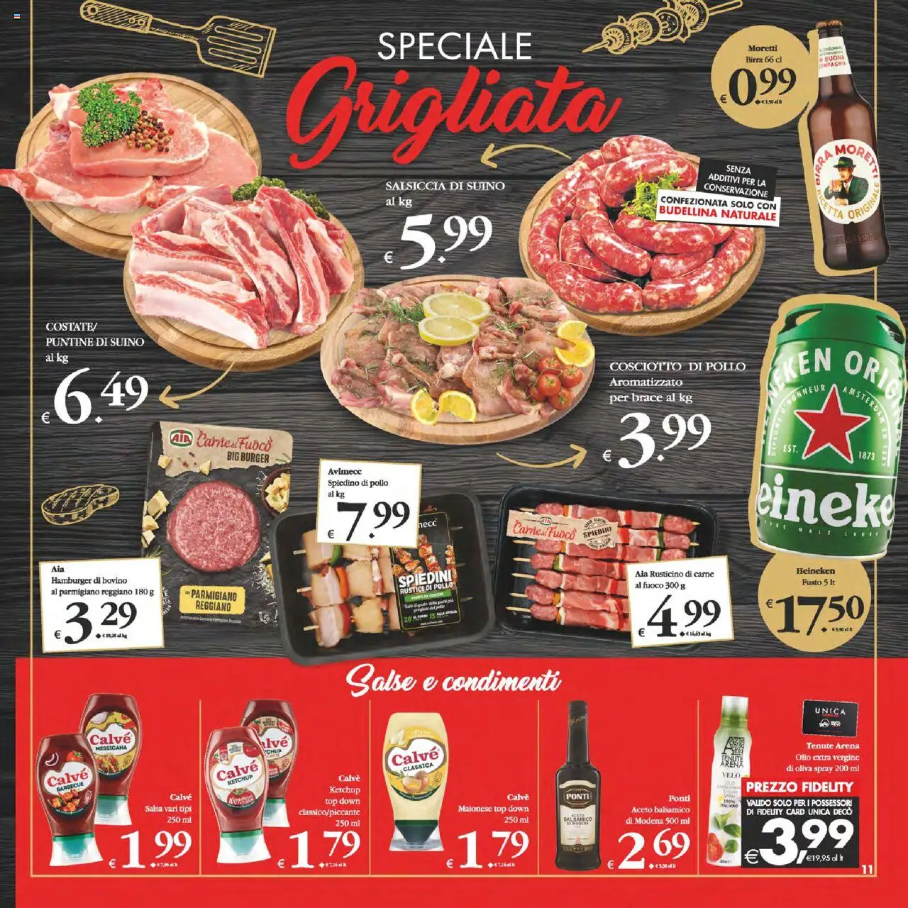 Volantino Decò del 12.08.2025 | Pagina: 11 | Prodotti: Ketchup, Maionese, Parmigiano reggiano, Rustici