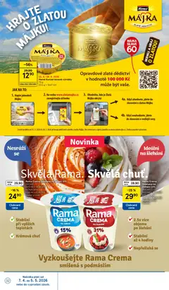 Náhled letáku Rama Crema Smetana na vaření 15%, 200 ml od 22.04.2026 | Strana: 32 | Produkty: Hodiny, Rama, Crema, Smetana na vaření