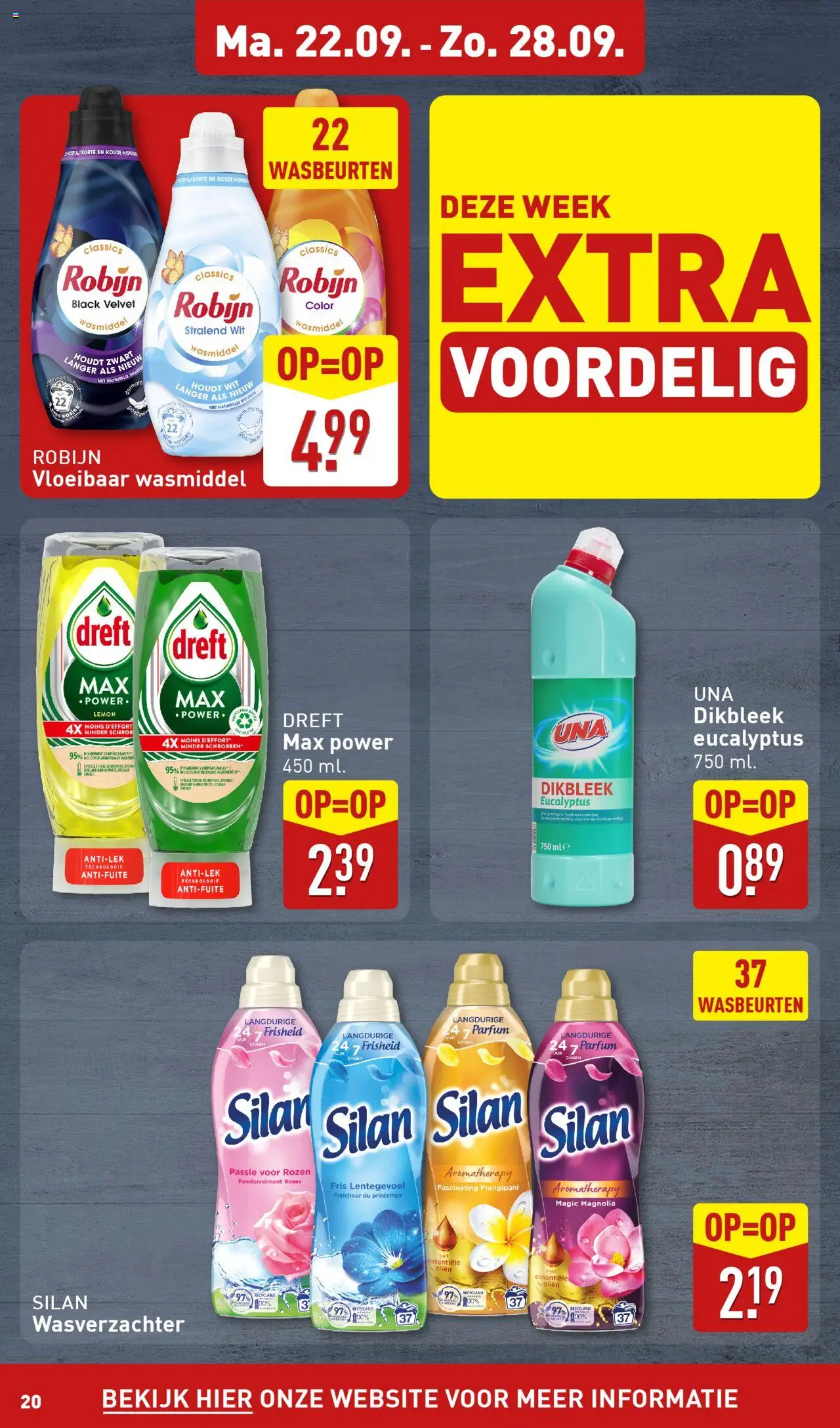  | Pagina: 20 | Producten: Wasmiddel, Robijn, Oliën, Parfum