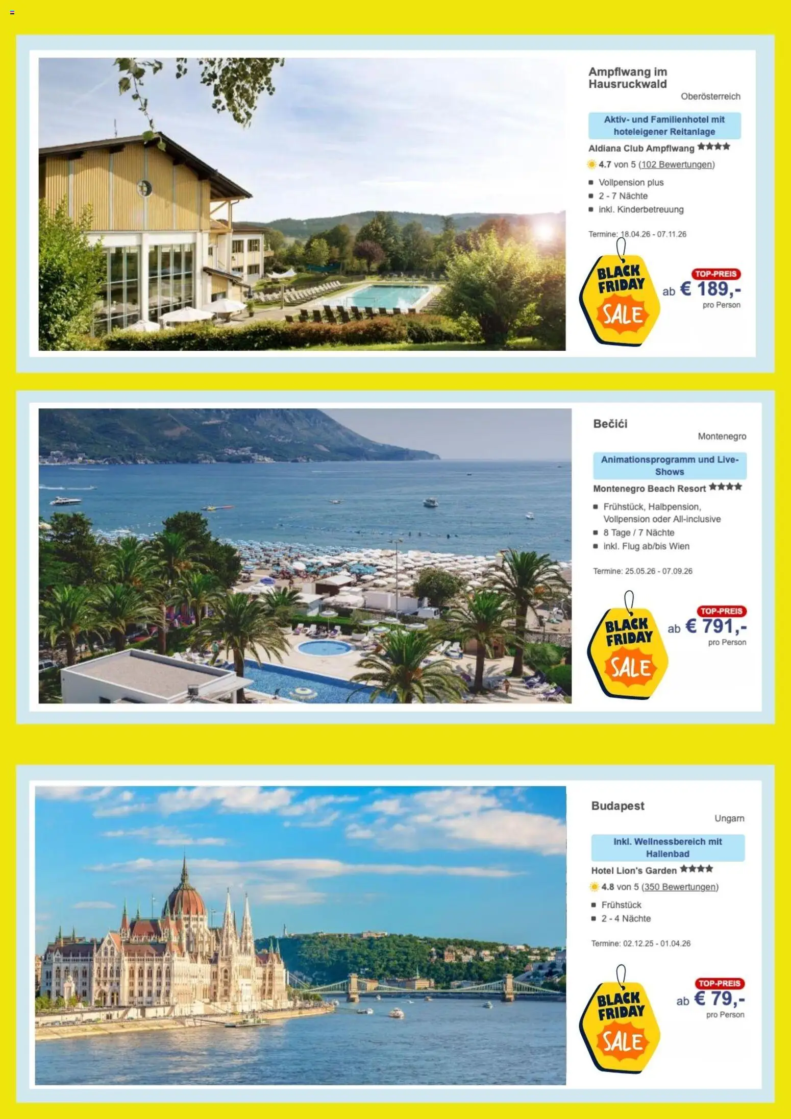 Hofer Reisen - Black Friday gültig ab 24.11.2025 | Seite: 5