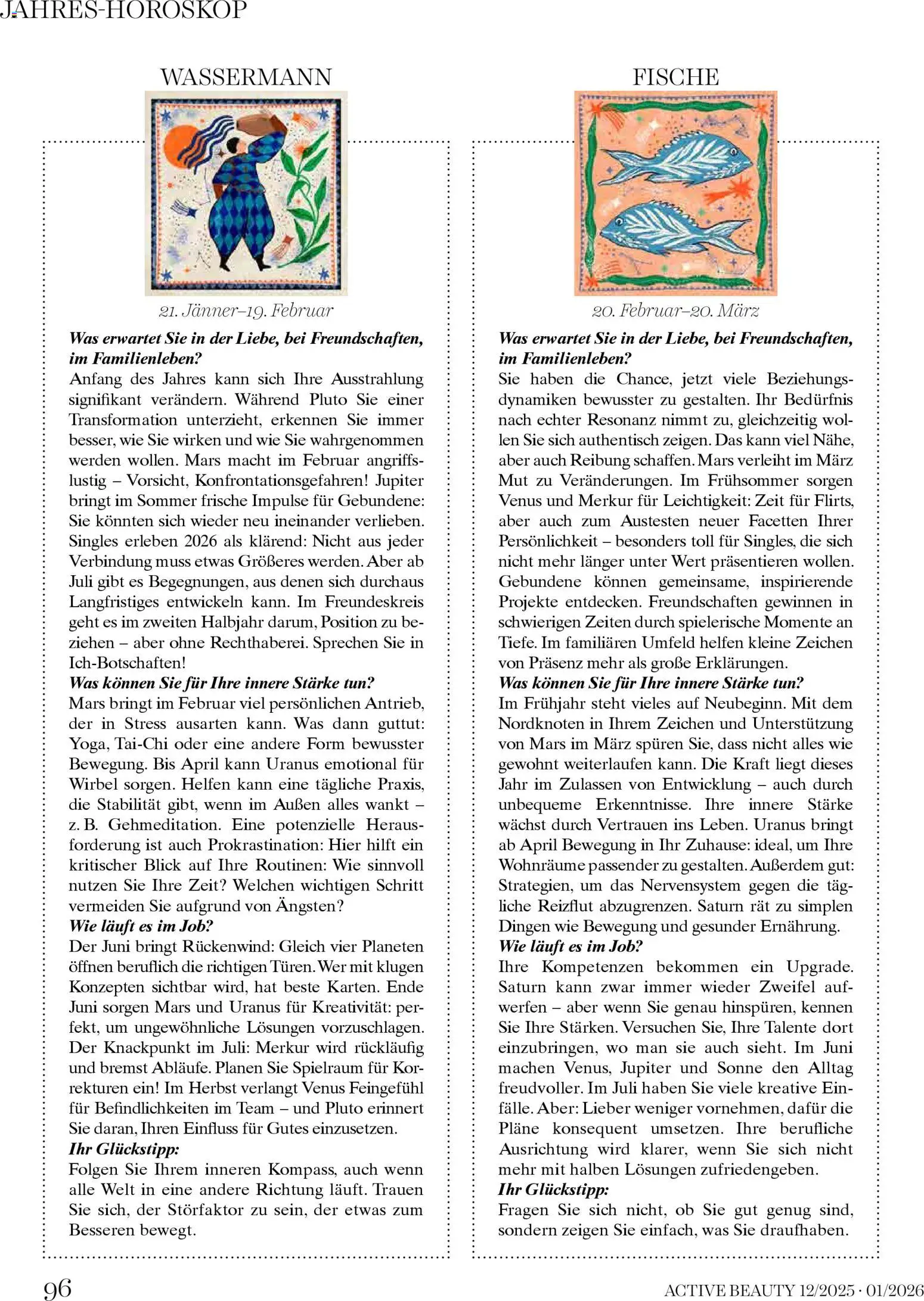 dm drogerie markt Active Beauty Magazin 12/2025, 01/2026 gültig ab 01.12.2025 | Seite: 96