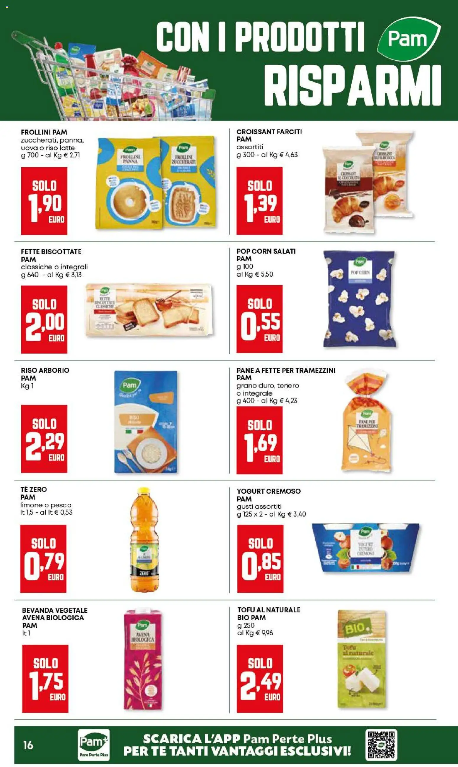 Volantino Panorama del 29.01.2026 | Pagina: 16 | Prodotti: Riso, Tè, Fette biscottate, Pop corn