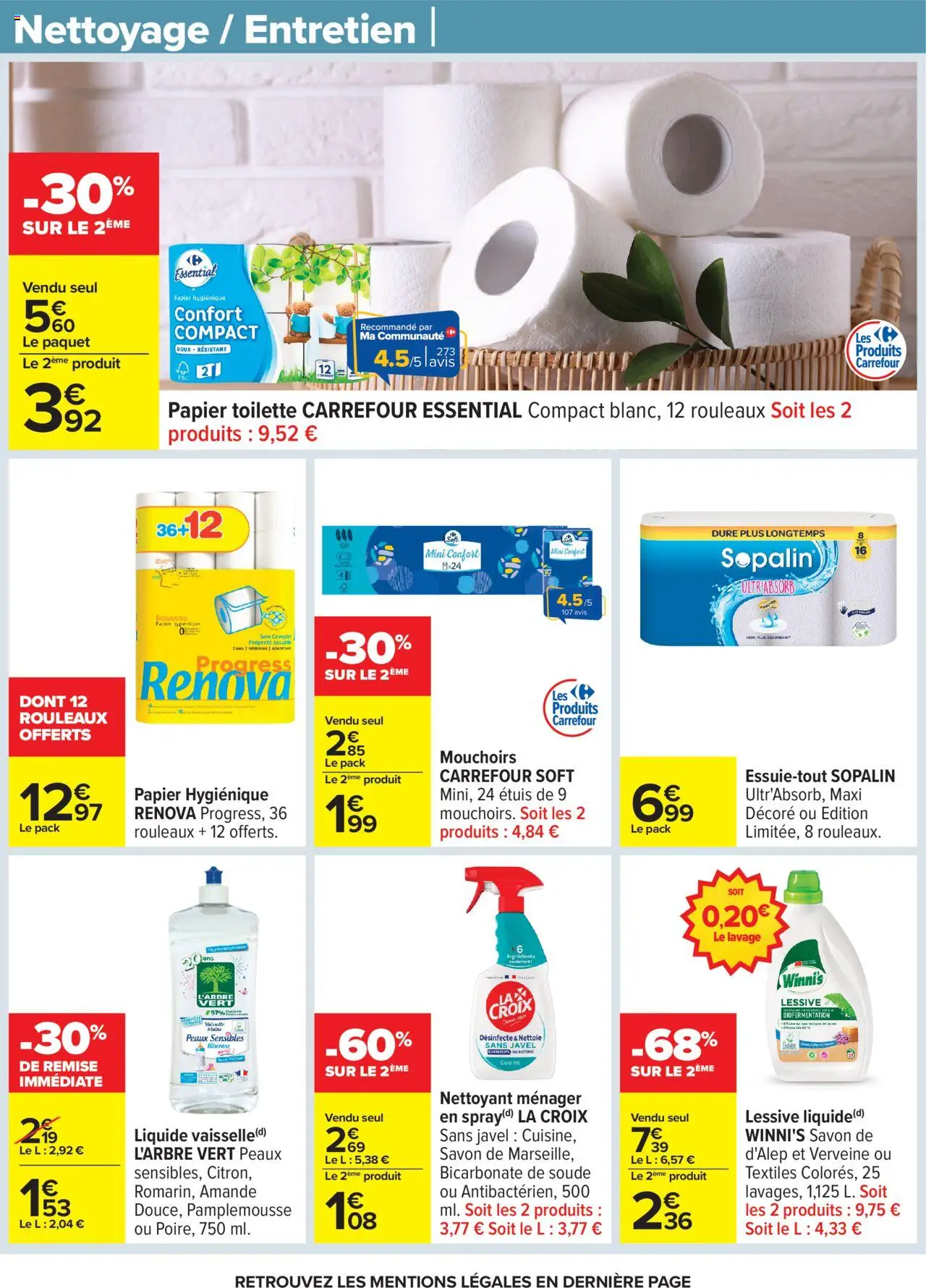 {H1} | Page: 45 | Produits: Amande, Pamplemousse, Bicarbonate de soude, Lessive