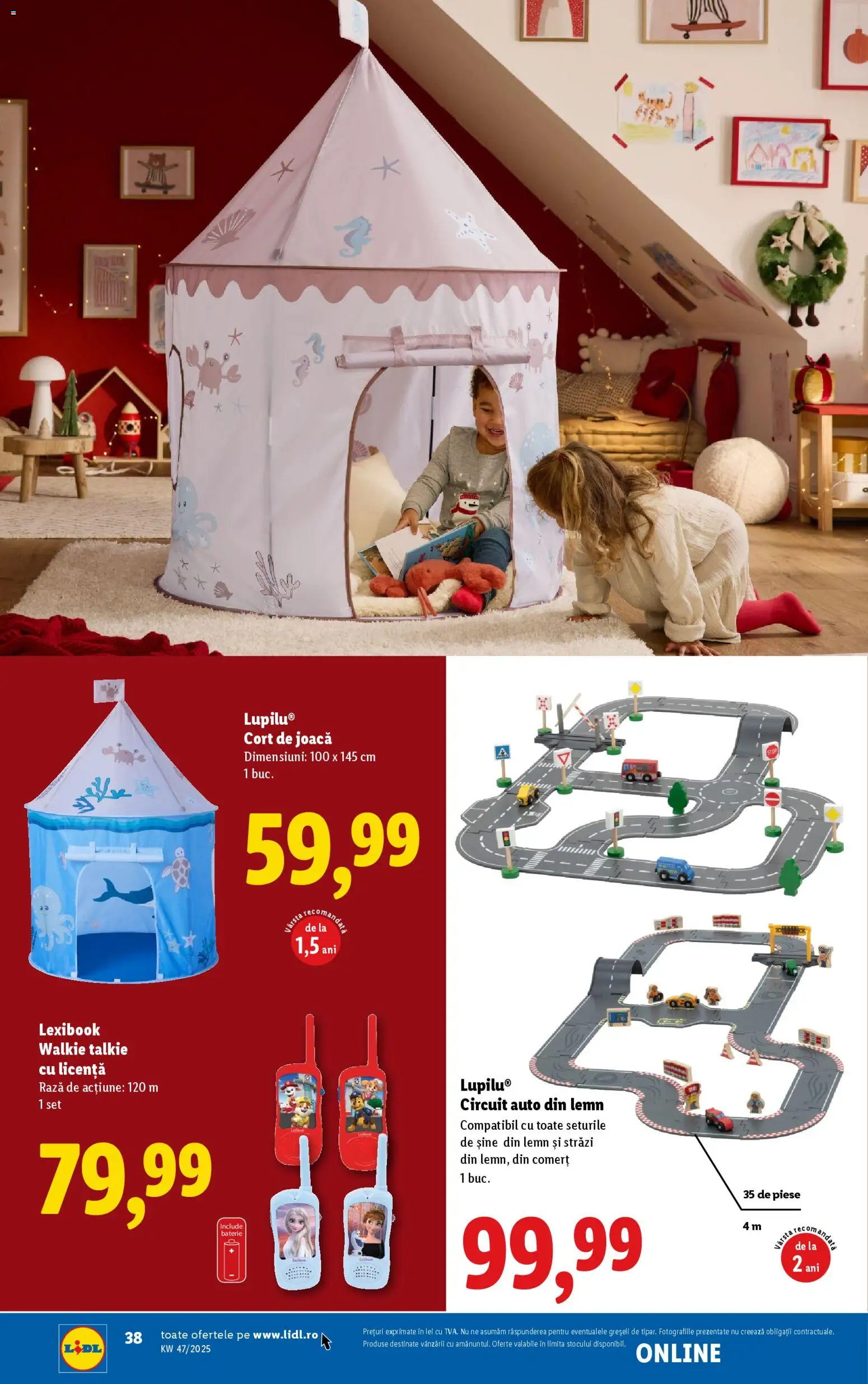 Noul catalog Lidl – valabil de la 17.11.2025 | Pagină: 12 | Produse: Cort, Baterie