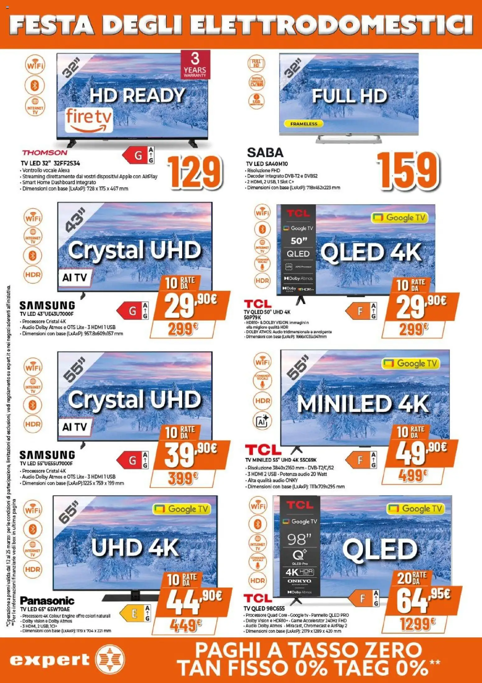 Volantino Expert del 12.03.2026 | Pagina: 20 | Prodotti: Decoder, TV, USB, Samsung