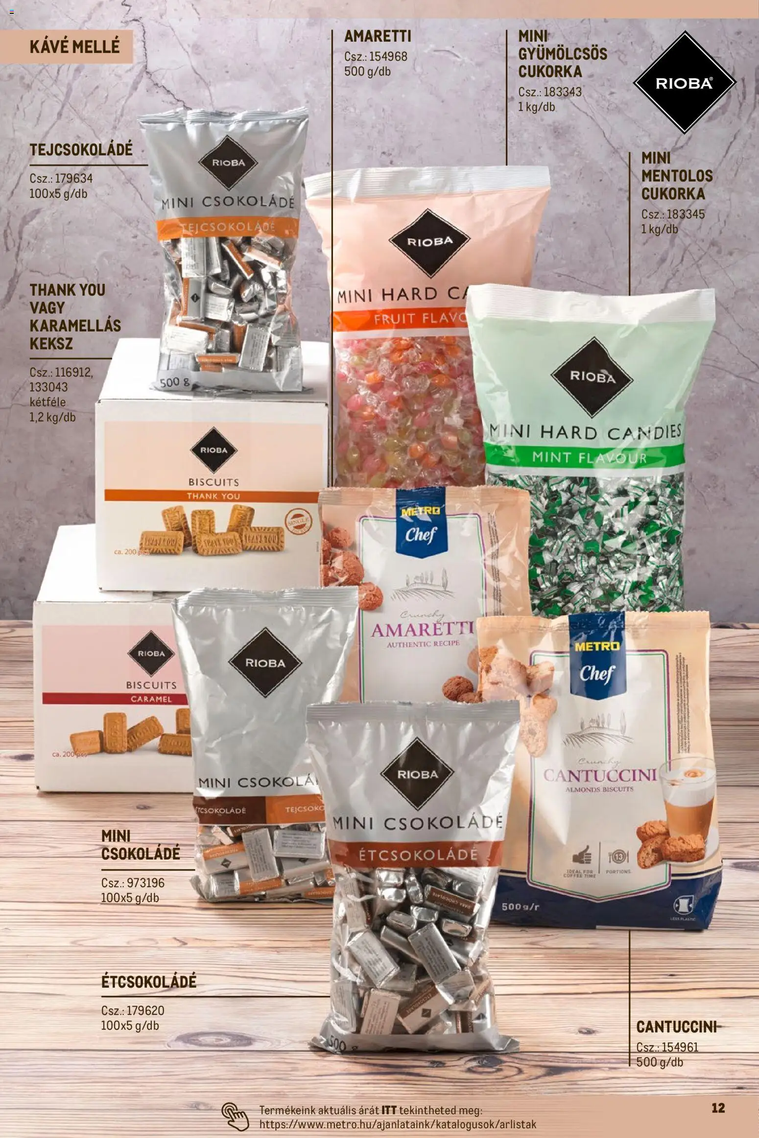 Metro akciós ujság - amely érvényes a következő dátumtól: 01.10.2025 | Oldal: 12 | Termékek: Tejcsokoládé, Kávé, Csokoládé, Keksz