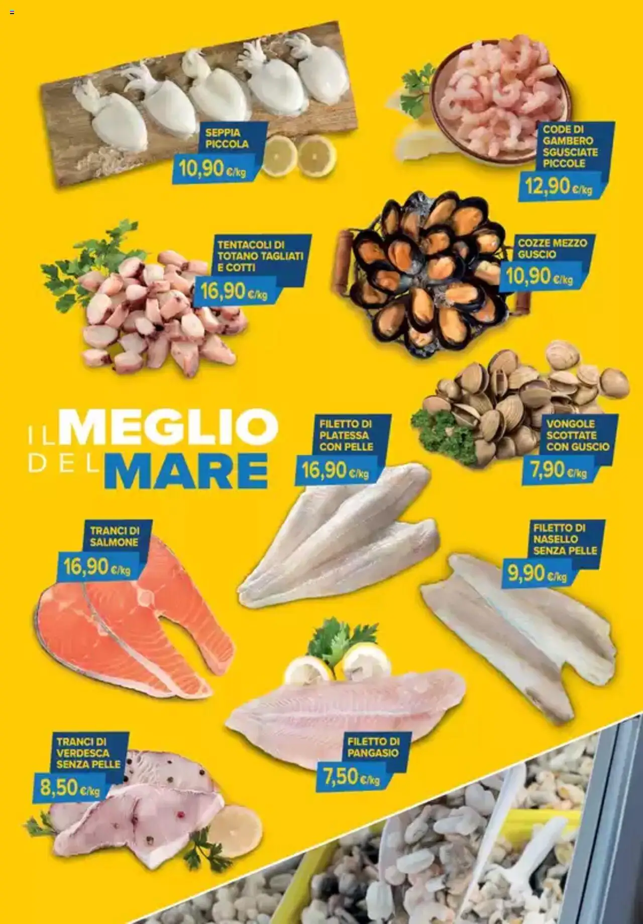 Volantino Sapore di mare del 21.09.2025 | Pagina: 3 | Prodotti: Salmone, Vongole, Nasello, Pangasio