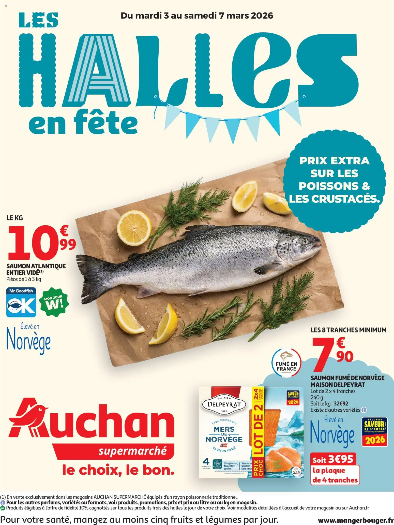 {H1} | Page: 1 | Produits: Saumon fumé, Poissonnerie, Saumon