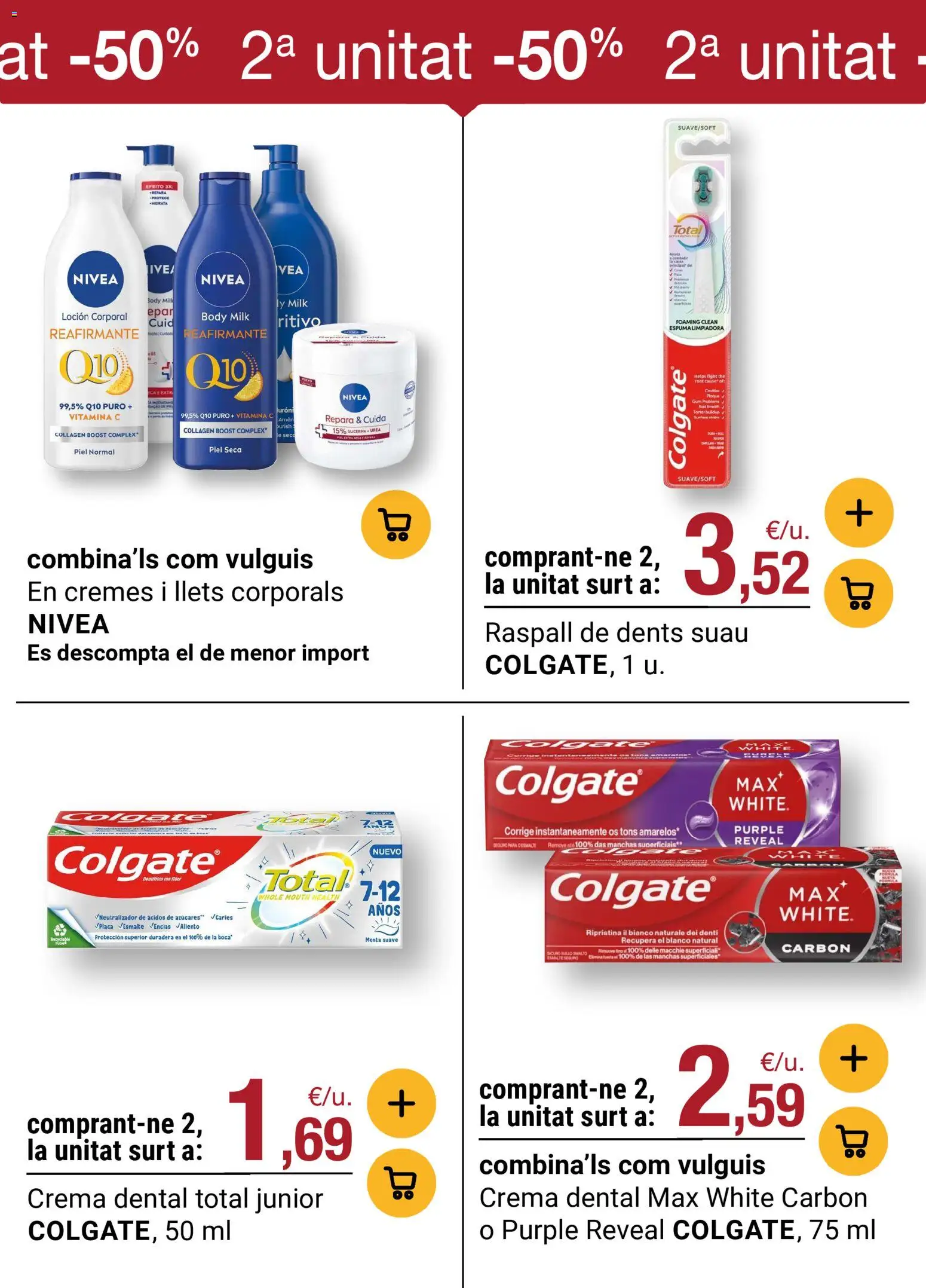 Bonpreu folleto │ válido desde el 03.03.2026 | Página: 32 | Productos: Loción corporal, Crema, Body