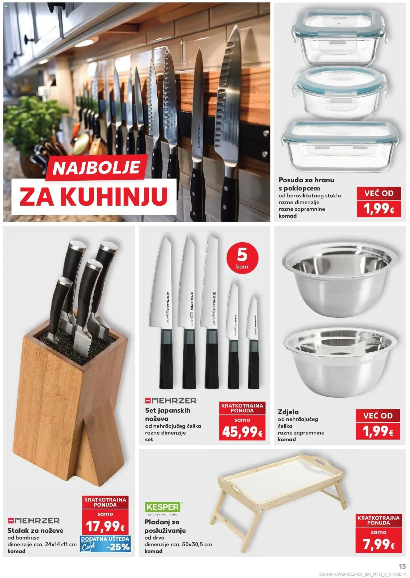 Kaufland katalog | vrijedi od 17.03.2026 | Stranica: 13 | Proizvodi: Zdjela, Pladanj