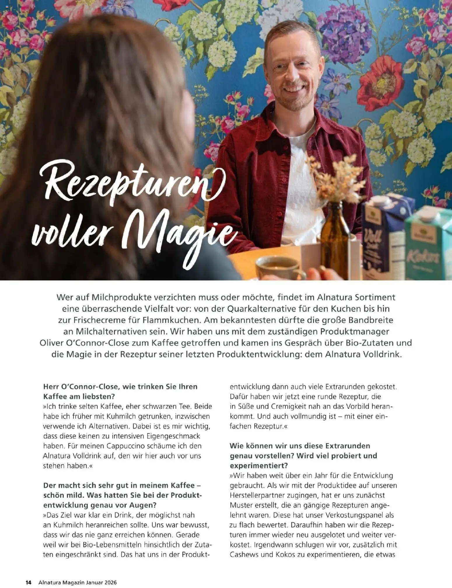 Alnatura Prospekt – gültig ab 01.01.2026 | Seite: 14 | Produkte: Kaffee, Kuchen