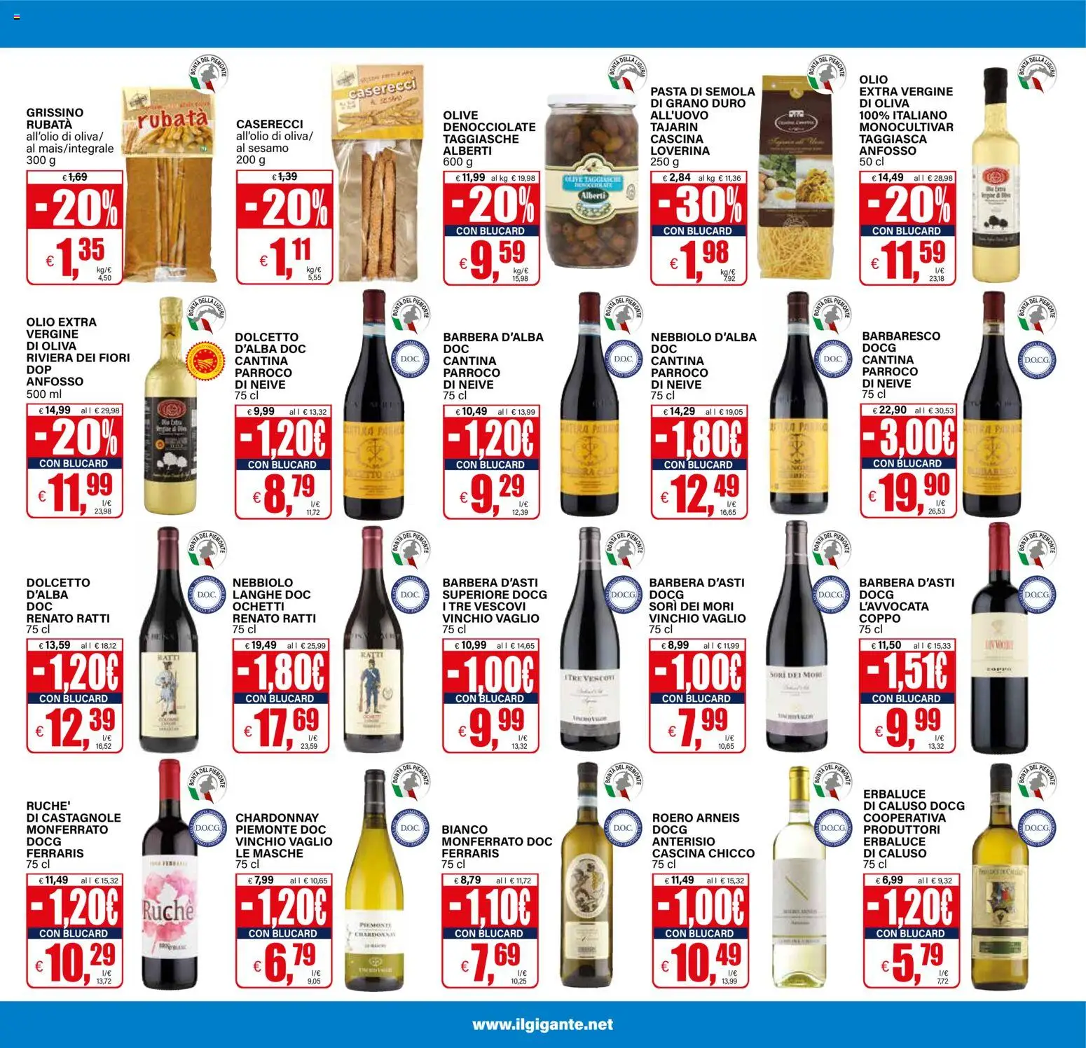 Volantino Il Gigante del 15.01.2026 | Pagina: 13 | Prodotti: Olio, Olive, Pasta, Olio extra vergine