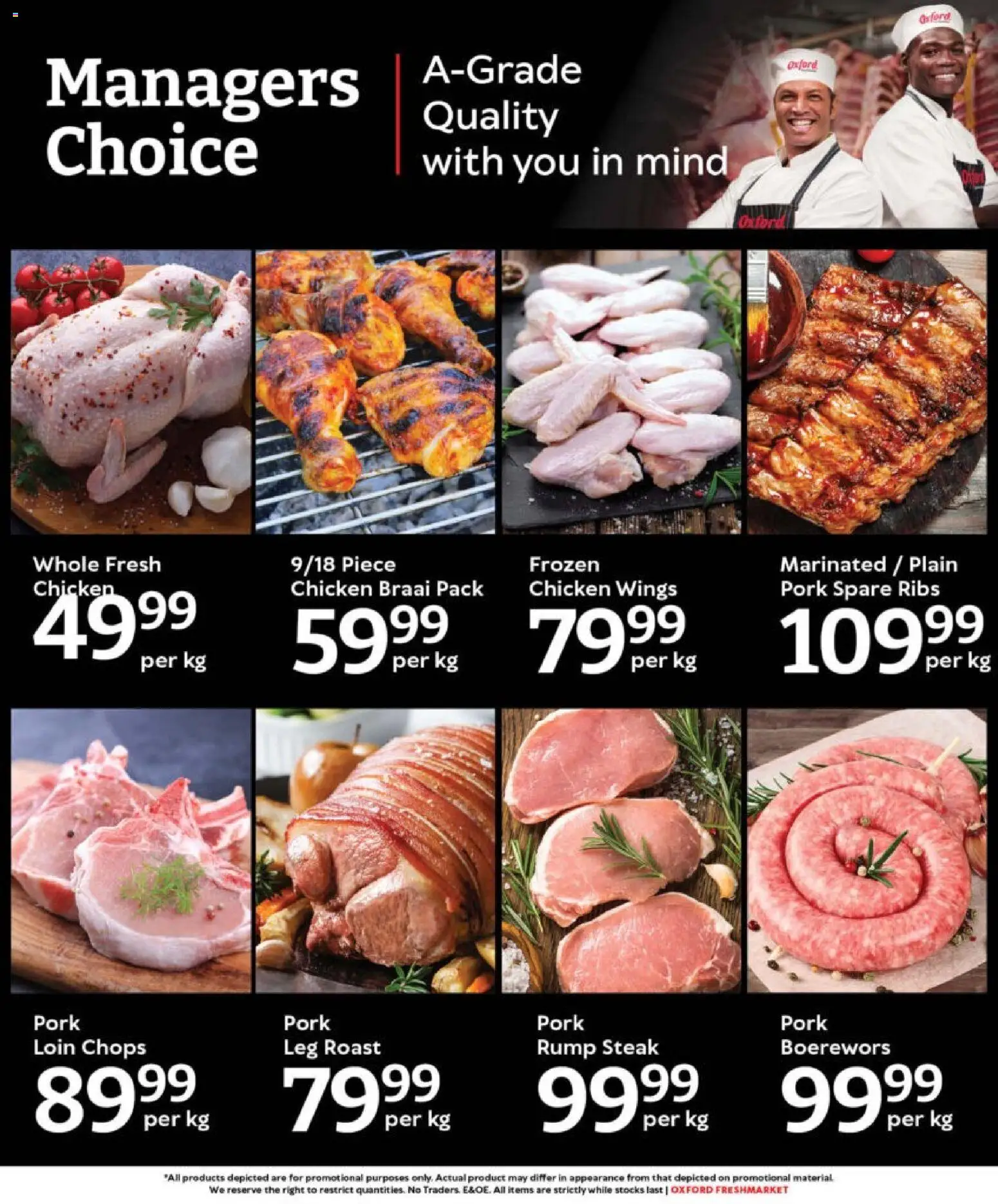 New Oxford Freshmarket catalogue – valid from 05.11.2025 | Page: 2 | Products: Steak, Ribs, Chicken, Pork