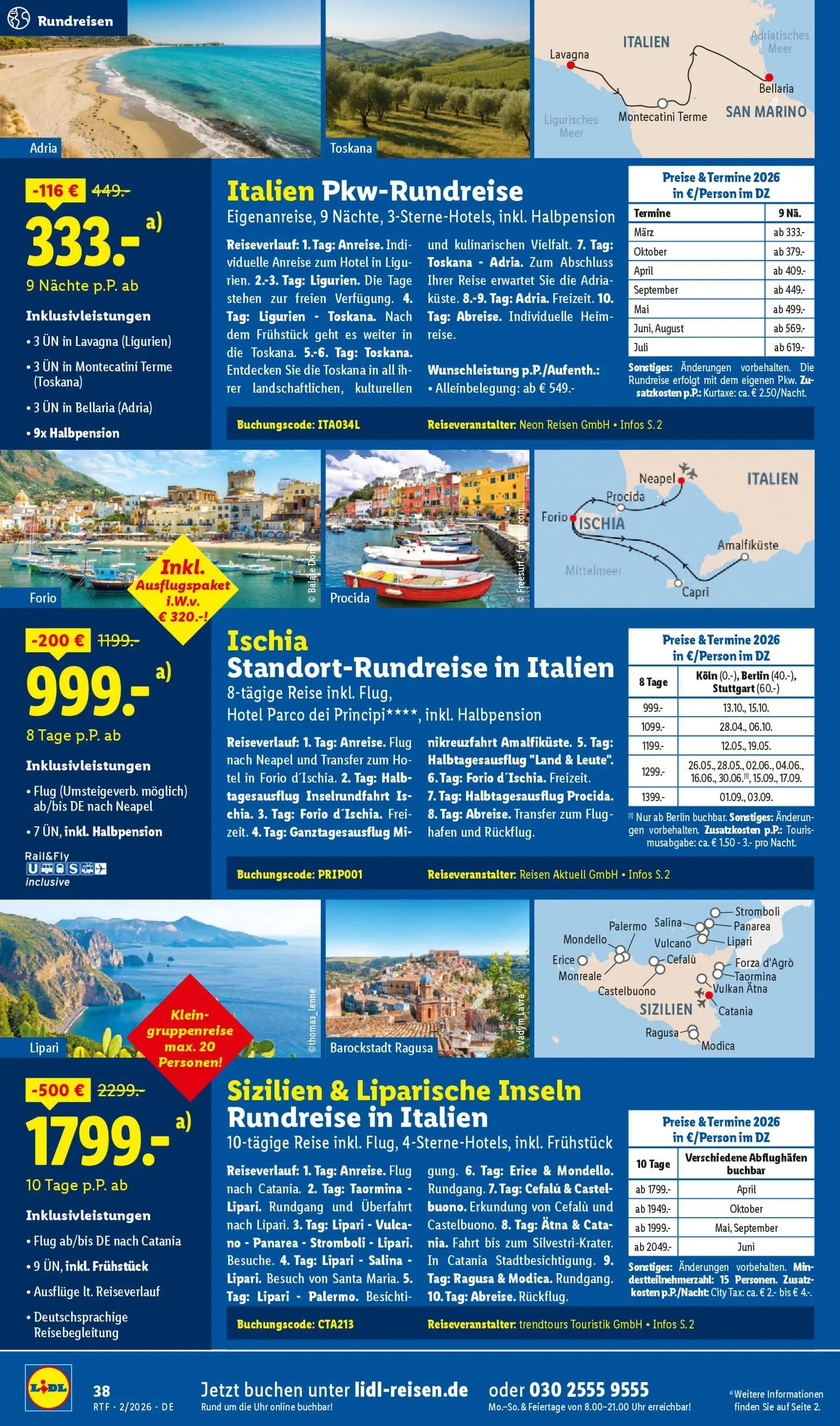 Lidl Reisen Prospekt 	 – gültig ab 14.02.2026 | Seite: 38 | Produkte: Uhr