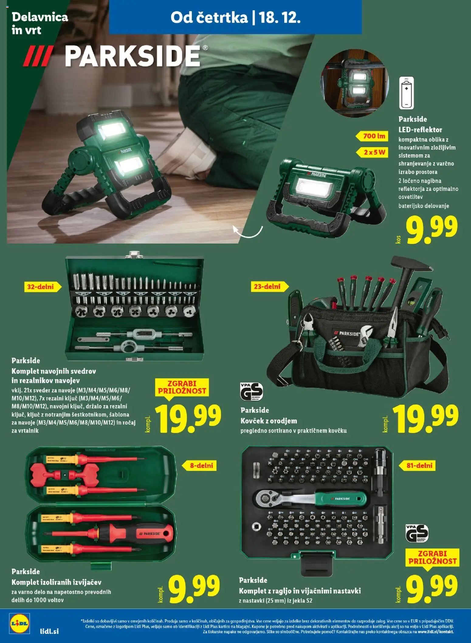 Novi Lidl katalog ponudbe – veljaven od 18.12.2025 | Stran: 22 | Izdelki: Vrtalnik, Kovcek