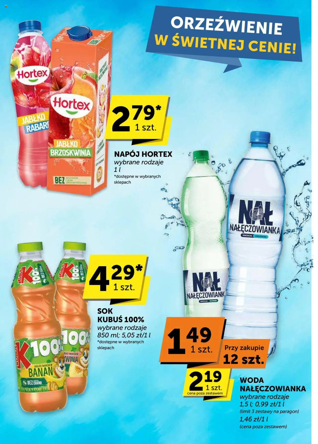 Euro Sklep Gazetka - Market od 02.10.2025 | Strona: 32 | Produkty: Brzoskwinia, Banan, Woda