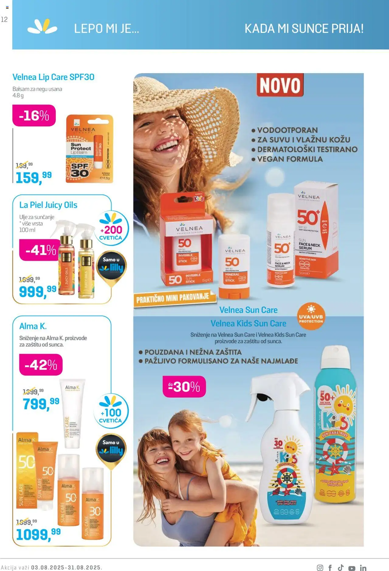 Lilly drogerie katalog - važi od 01.08.2025 | Strana: 12 | Proizvode: Pakovanje, Ulje