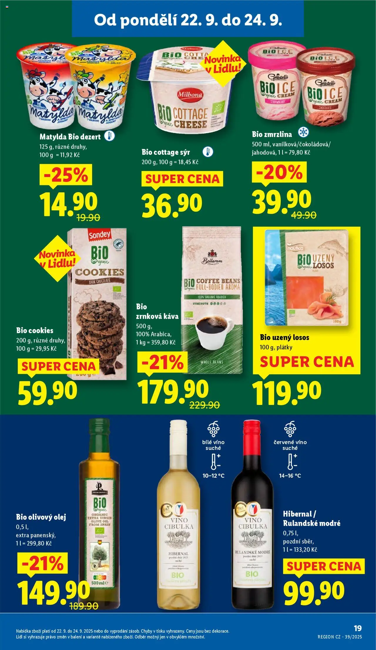 Lidl leták od 22.09.2025 | Strana: 27 | Produkty: Káva Bellarom, Sýr, Olej, Červené víno