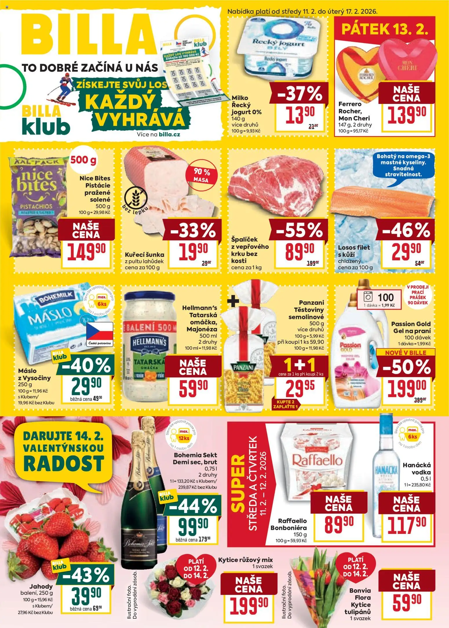 Billa Velký leták od 11.02.2026 | Strana: 1