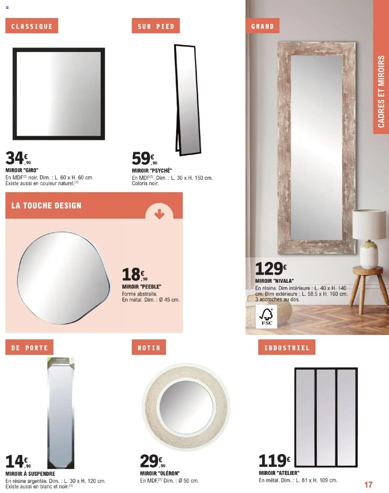  | Page: 17 | Produits: Porte, Miroir