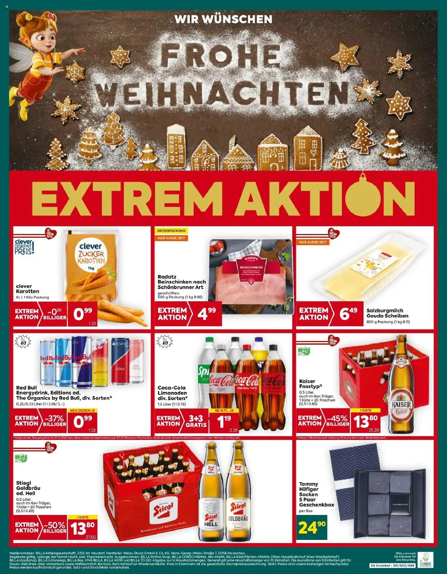 Billa Plus Flugblatt - Salzburg gültig ab 11.12.2025 | Seite: 16 | Produkte: Socken, Salz, Zucker, Box