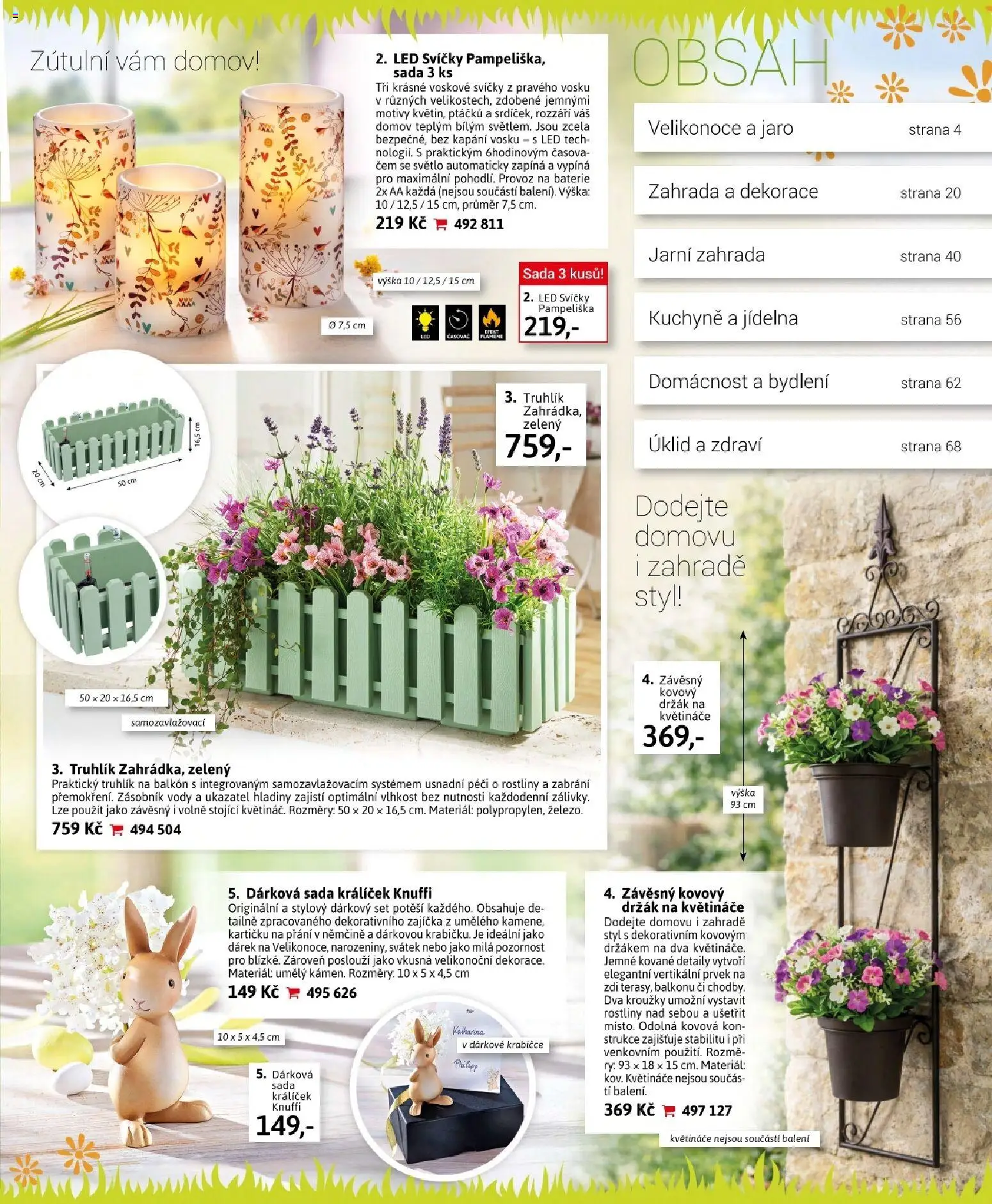 Velký Košík katalog březen 2026 od 01.03.2026 | Strana: 3 | Produkty: Truhlík, Svíčky, Baterie, Kuchyně