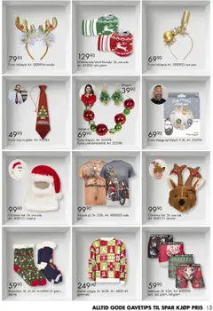 Forhåndsvisning av Spar Kjøp Jule-Magasinet gyldig fra 13.10.2025 | Side: 13 | Produkter: Genser, Slips