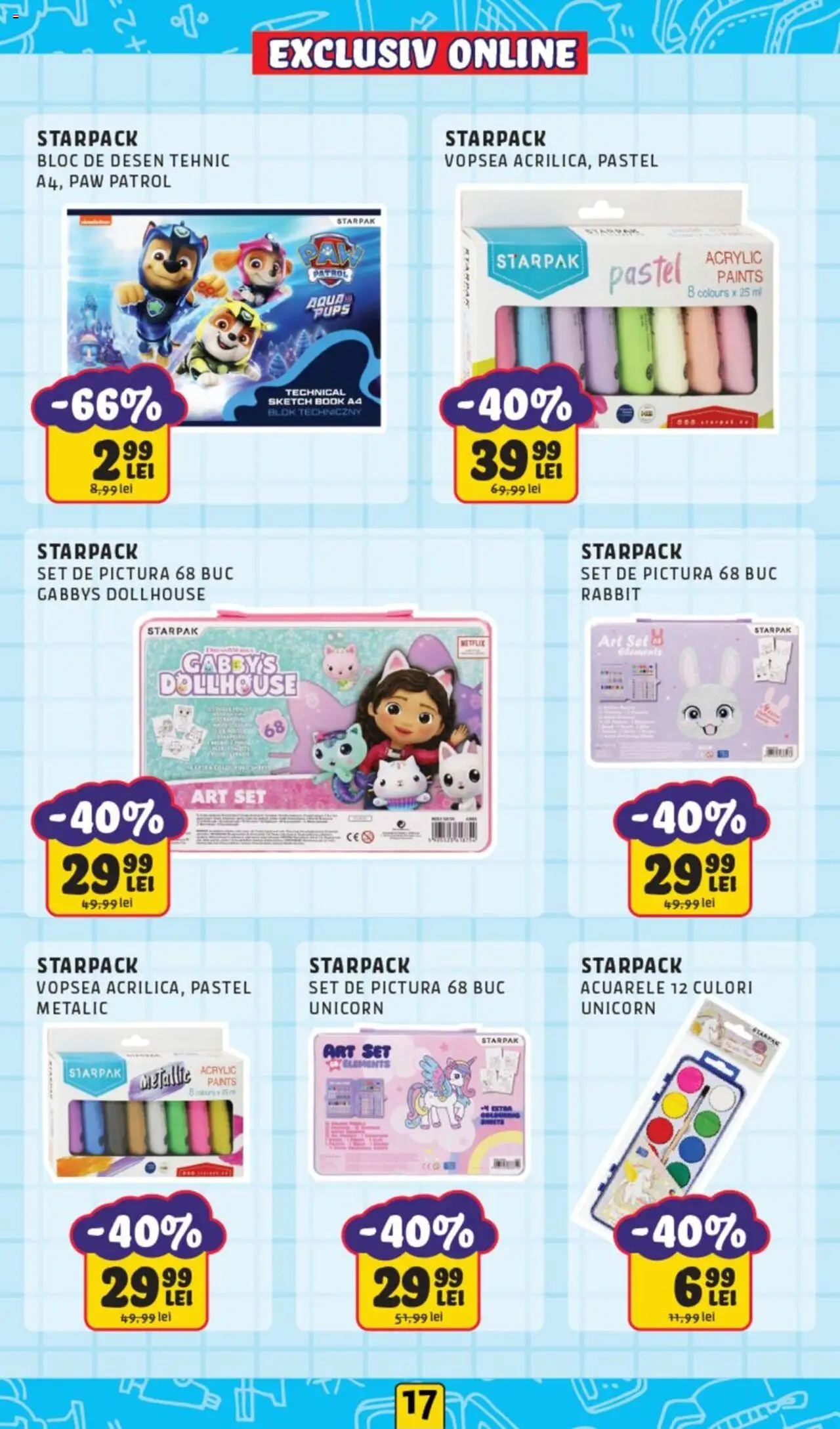 Noriel catalog - Back to School – valabil de la 11.08.2025 | Pagină: 17 | Produse: Vopsea