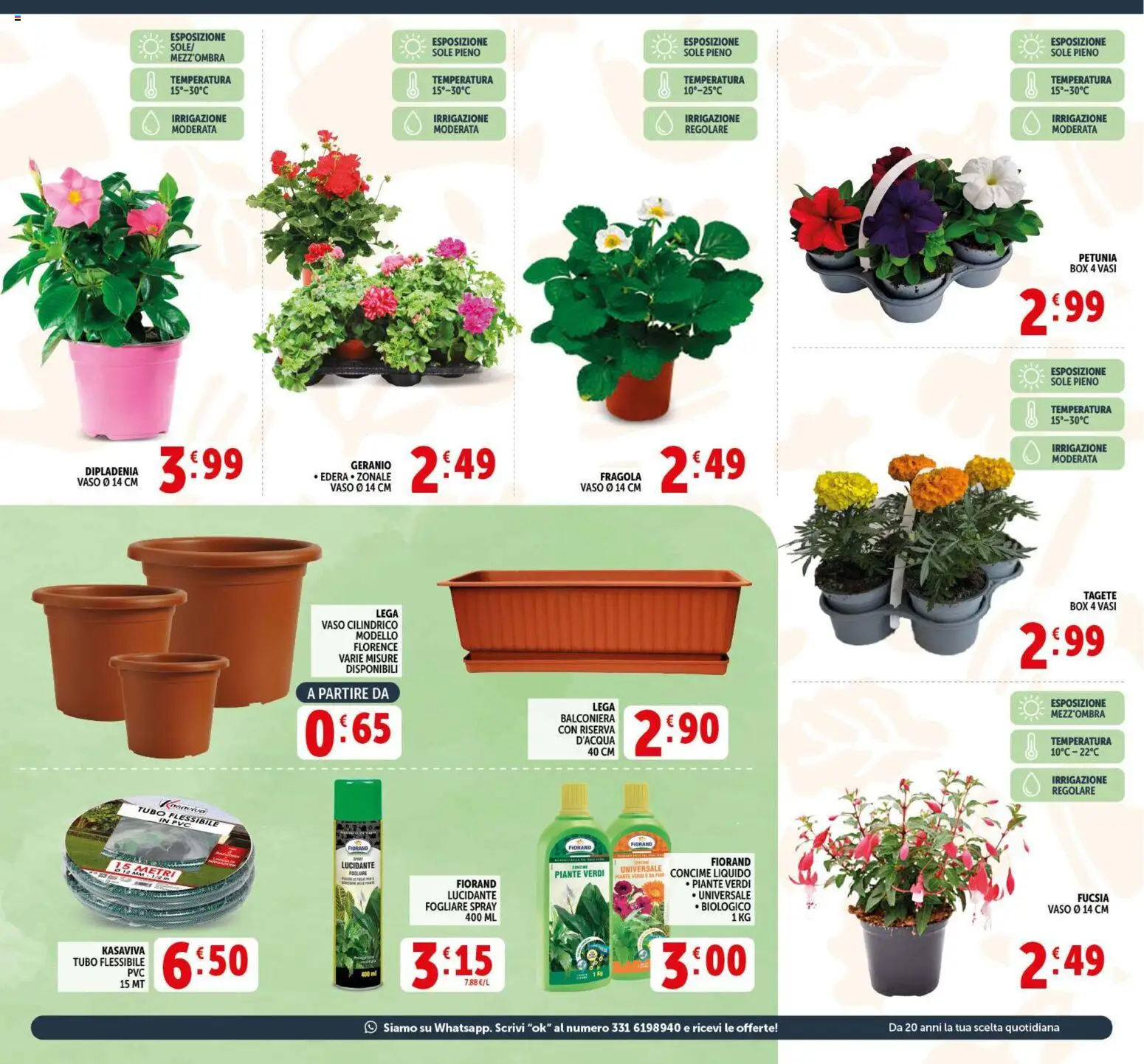 Volantino Decò del 17.03.2026 | Pagina: 23 | Prodotti: Concime, Tubo, Vaso