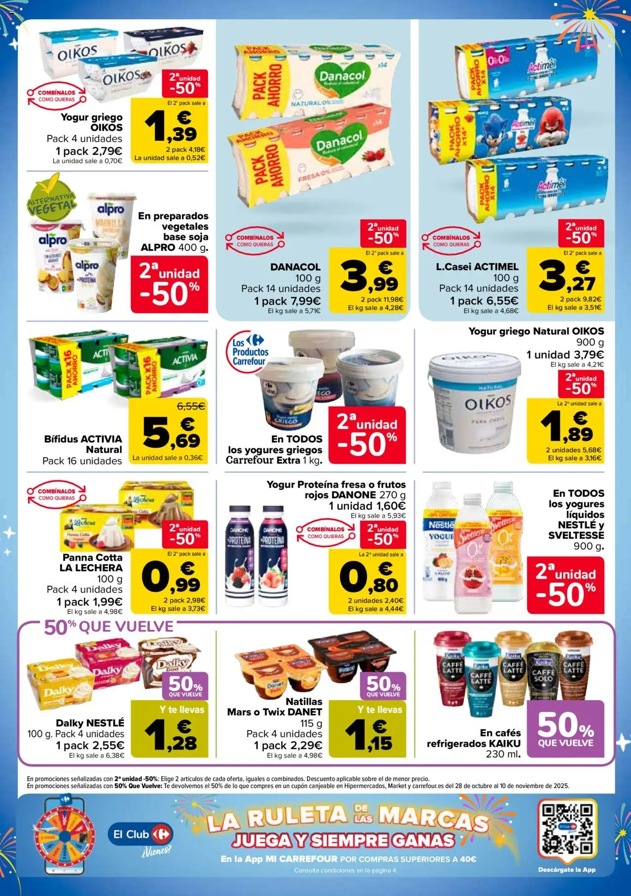 Carrefour folleto │ válido desde el 14.10.2025 | Página: 19 | Productos: Yogur, Μαγειρική εστία, Té, Juega